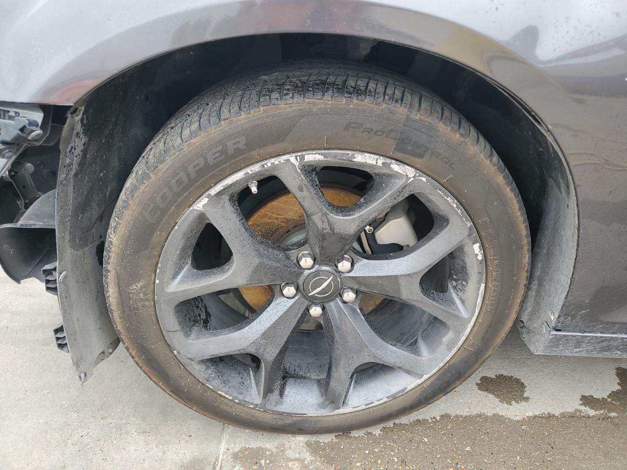 2023 Chrysler 300 Touring L Gray vin: 2C3CCADG3PH543323 Damage: Left Front Wheel, Curb Rash, > 12 Inches