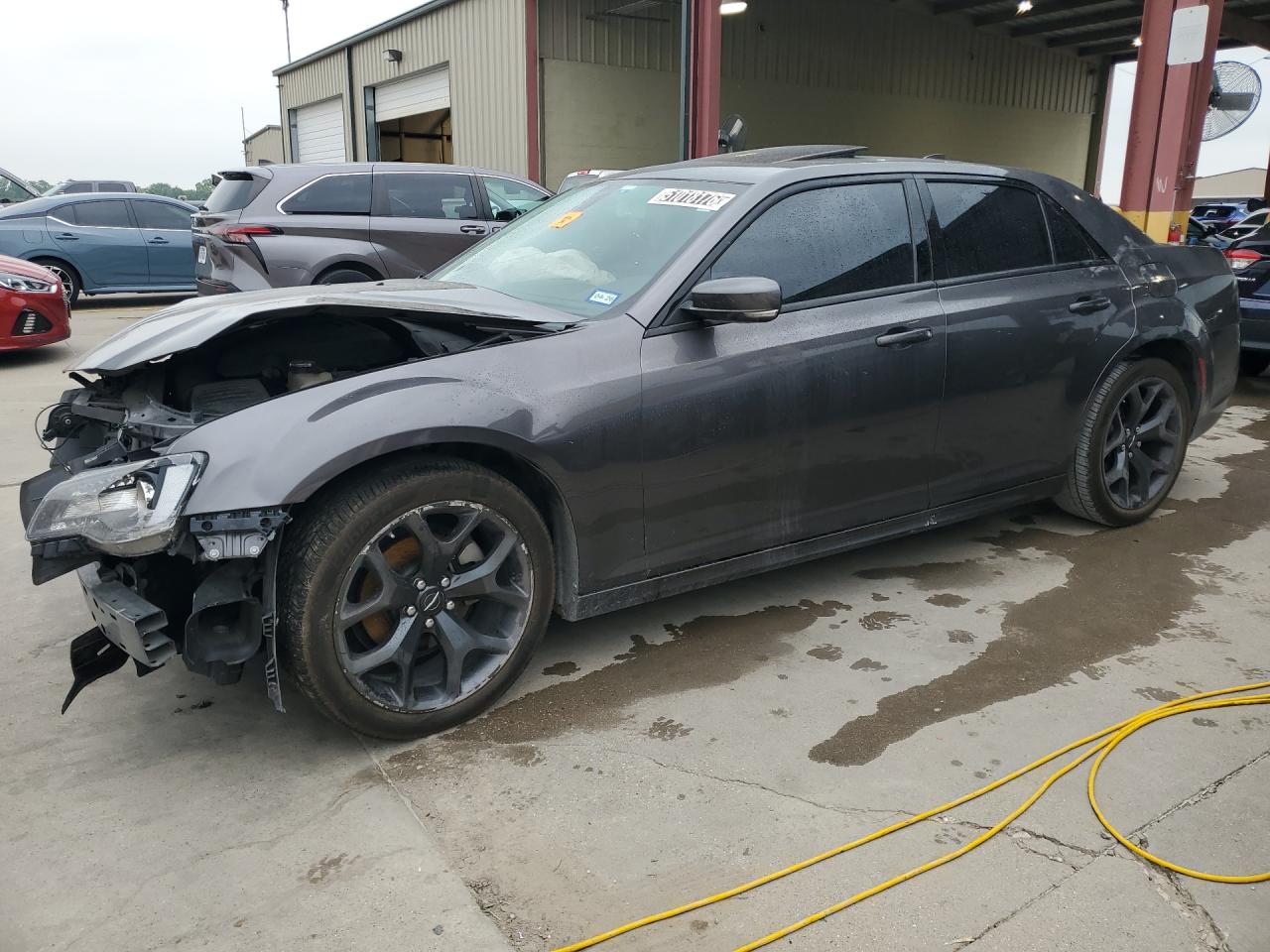 2023 Chrysler 300 Touring L Gray vin: 2C3CCADG3PH543323 Damage: Left Front Fender, Dent(S) W/ Paint Dmg, 2 To 3 Inches