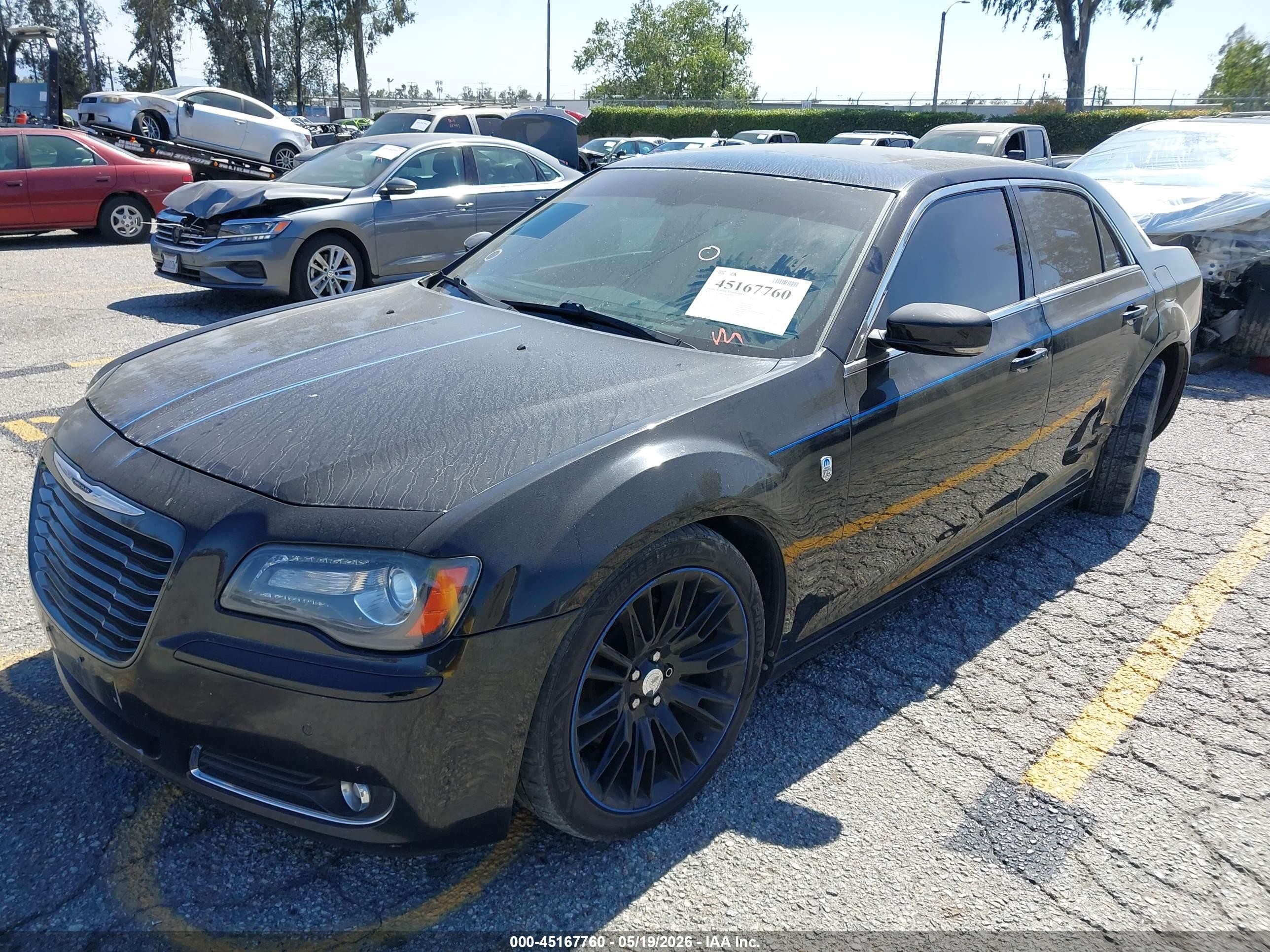 2012 Chrysler 300 S V8 Black vin: 2C3CCADT1CH315599