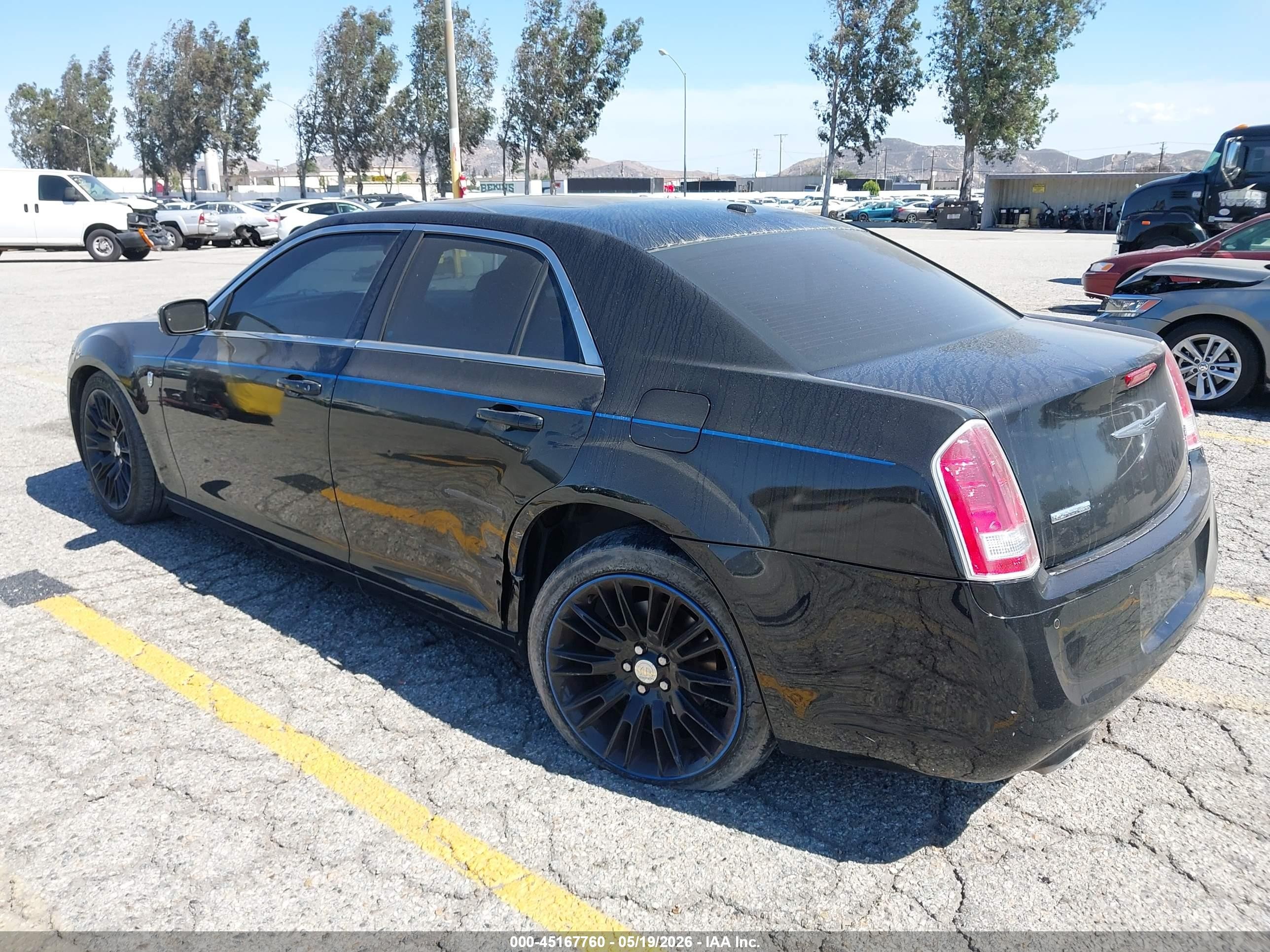 2012 Chrysler 300 S V8 Black vin: 2C3CCADT1CH315599