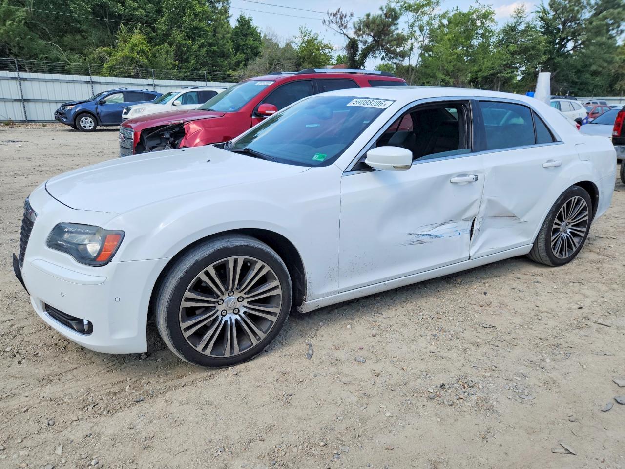 2012 Chrysler 300 S White vin: 2C3CCADTXCH232799