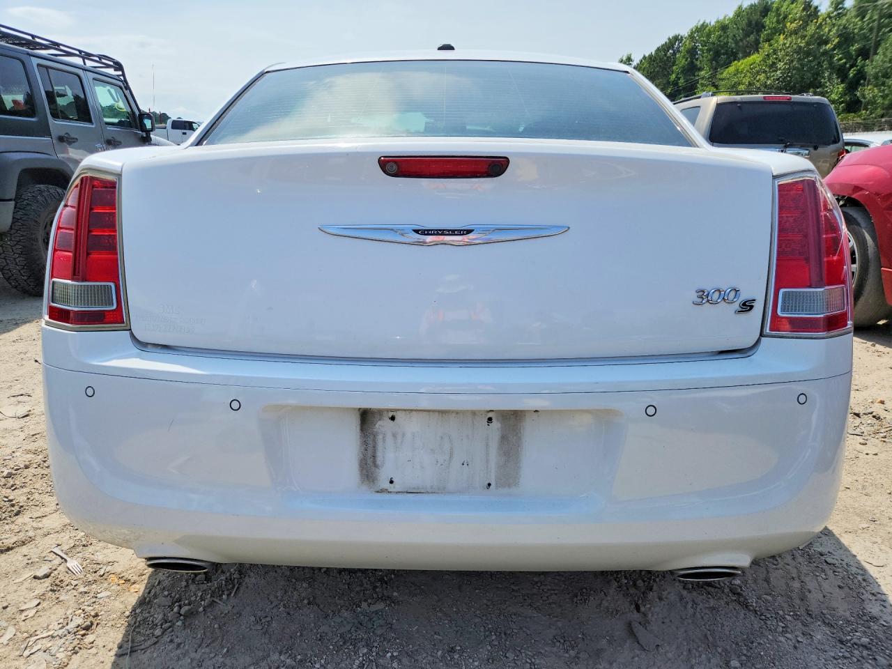 2012 Chrysler 300 S White vin: 2C3CCADTXCH232799