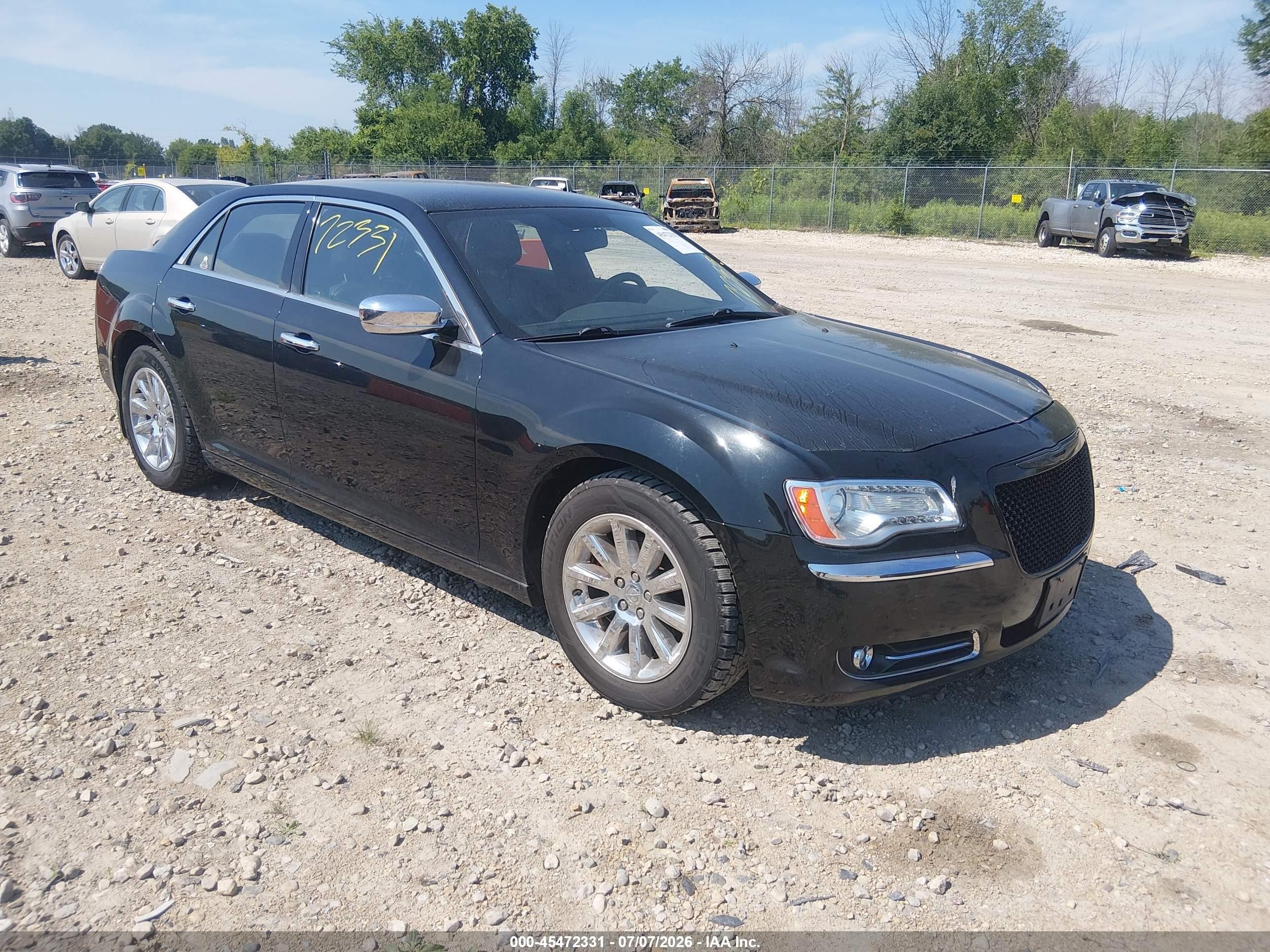 2013 Chrysler 300c   Black vin: 2C3CCAEG1DH504109