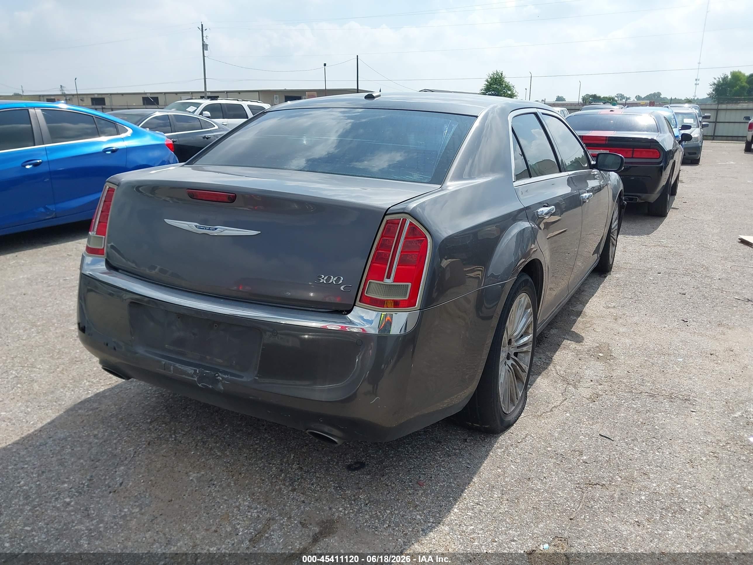 2014 Chrysler 300c   Gray vin: 2C3CCAEG1EH377556