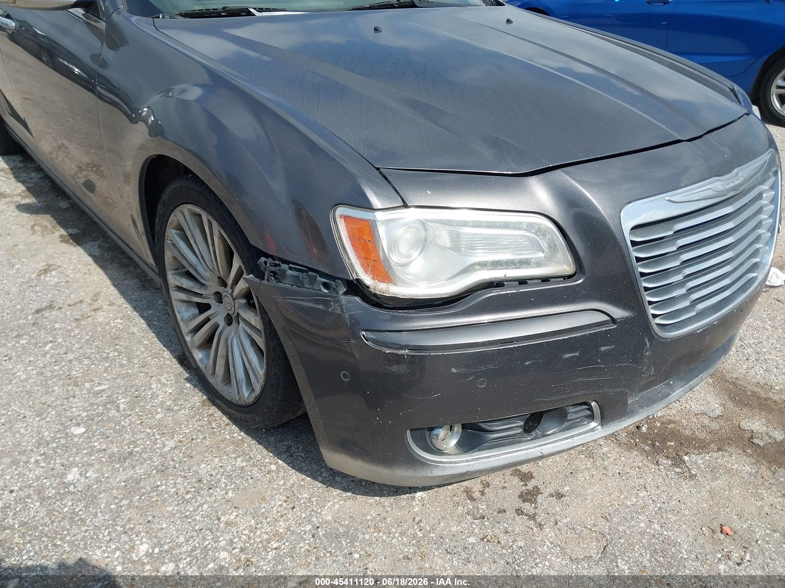 2014 Chrysler 300c   Gray vin: 2C3CCAEG1EH377556