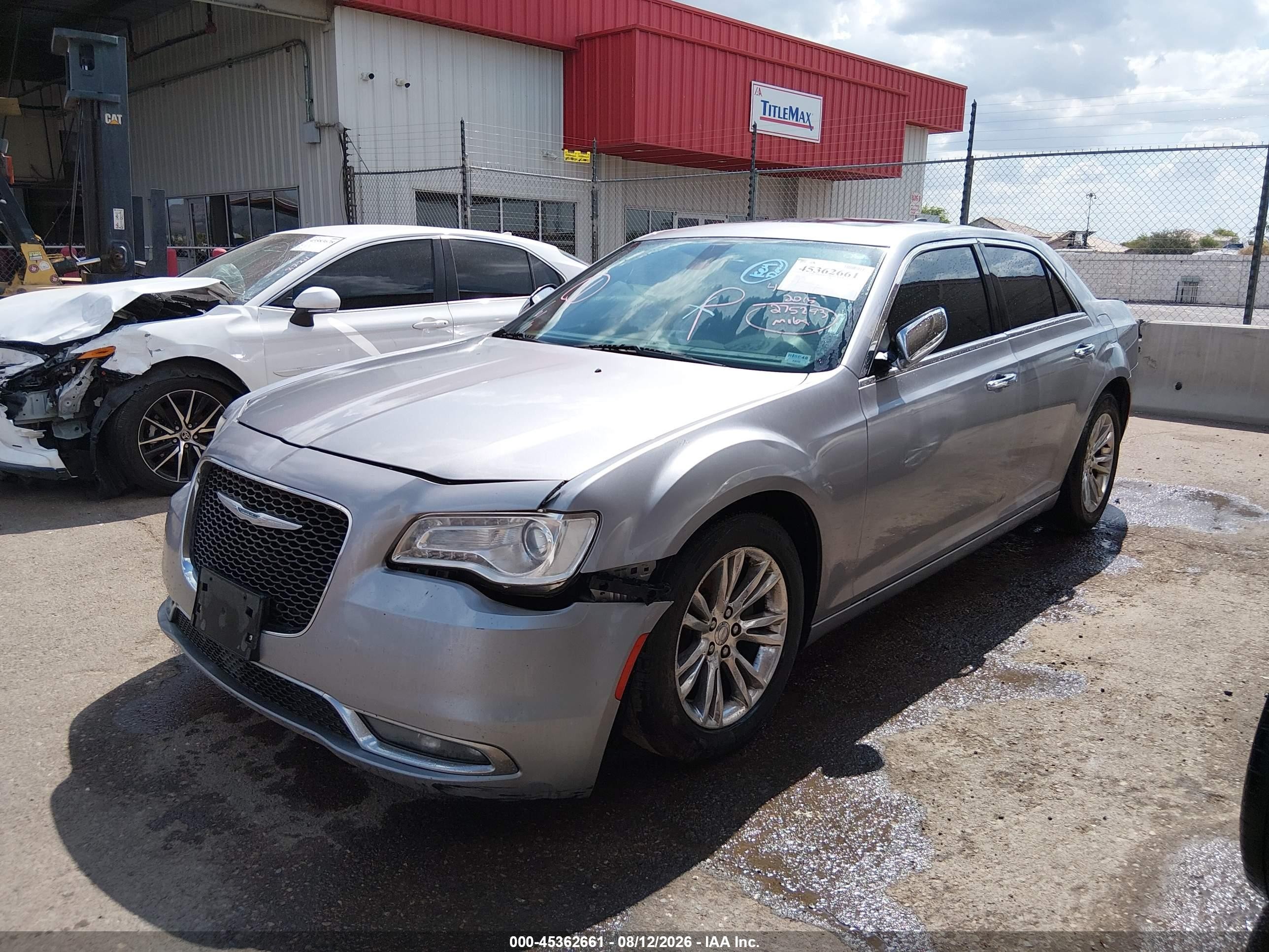 2015 Chrysler 300c   Gray vin: 2C3CCAEG2FH786148