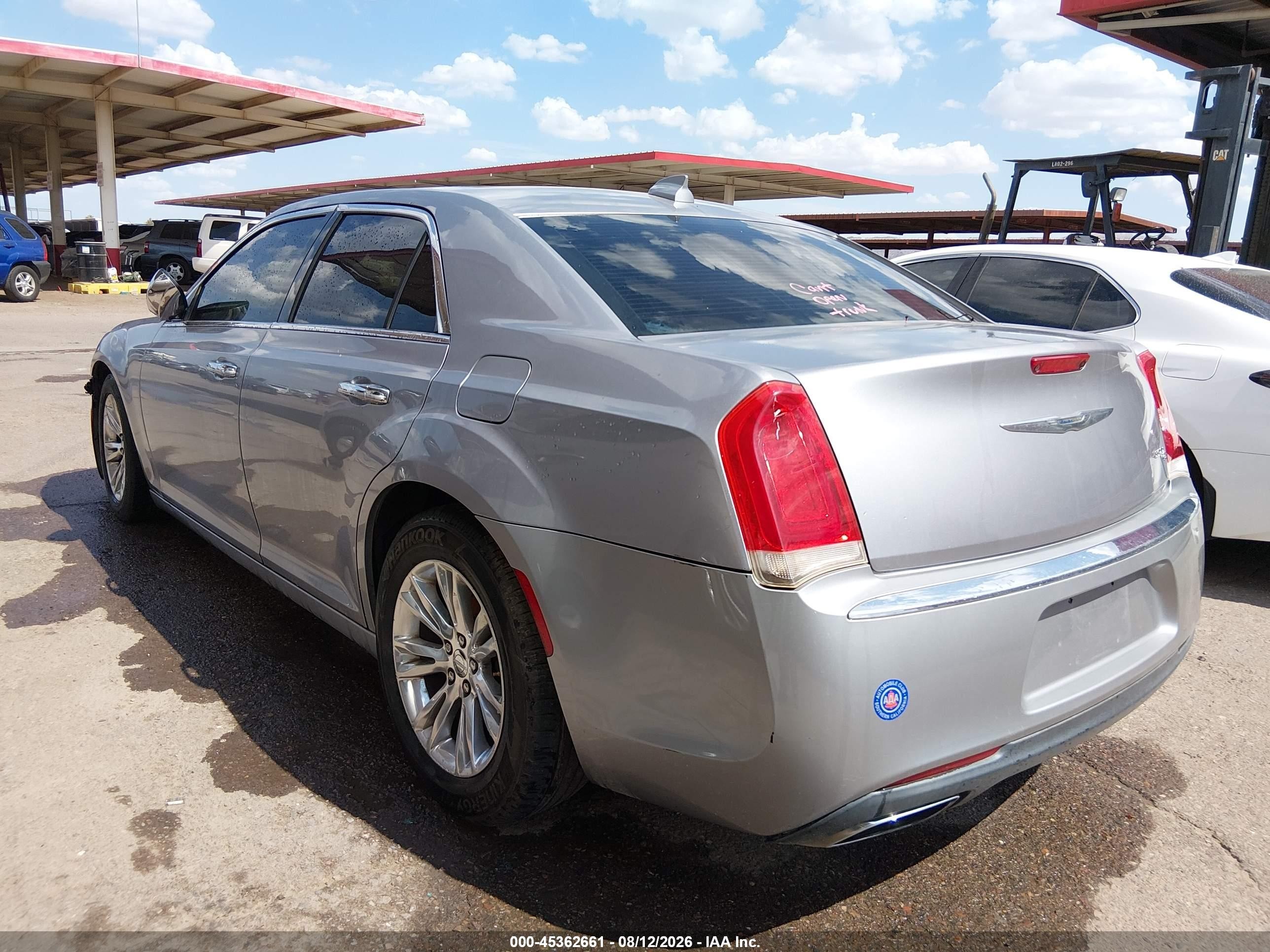 2015 Chrysler 300c   Gray vin: 2C3CCAEG2FH786148