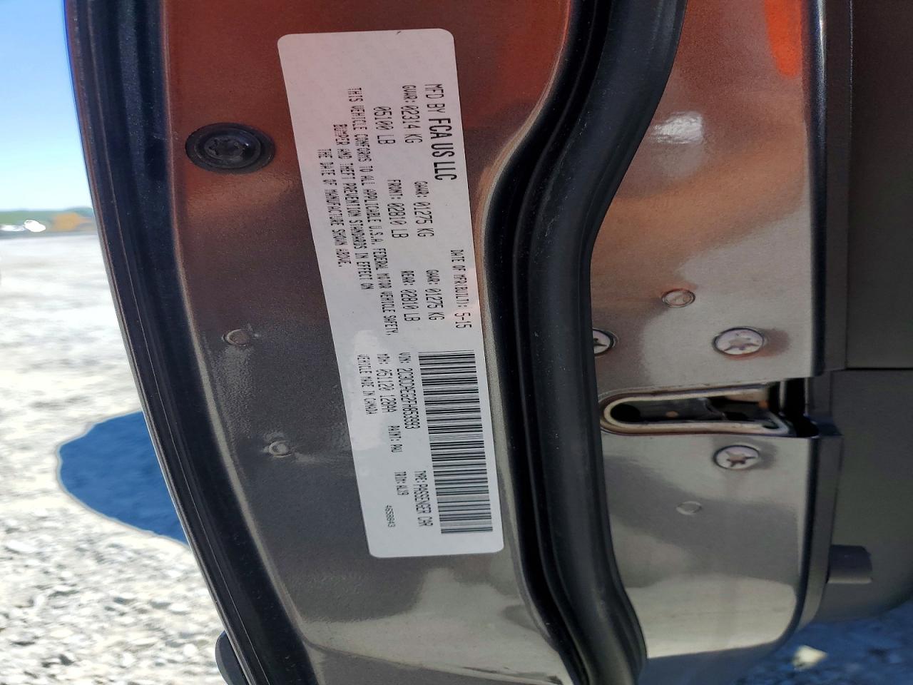 2015 Chrysler 300 Gray vin: 2C3CCAEG2FH853993