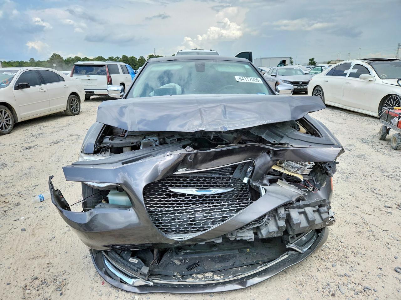 2018 Chrysler 300 Limited Gray vin: 2C3CCAEG3JH123390