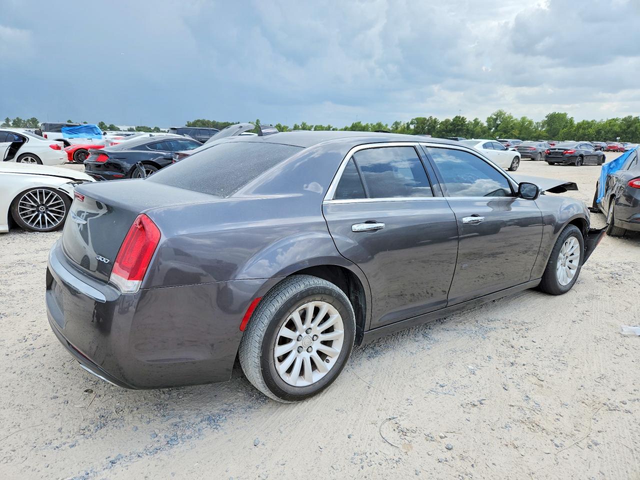 2018 Chrysler 300 Limited Gray vin: 2C3CCAEG3JH123390