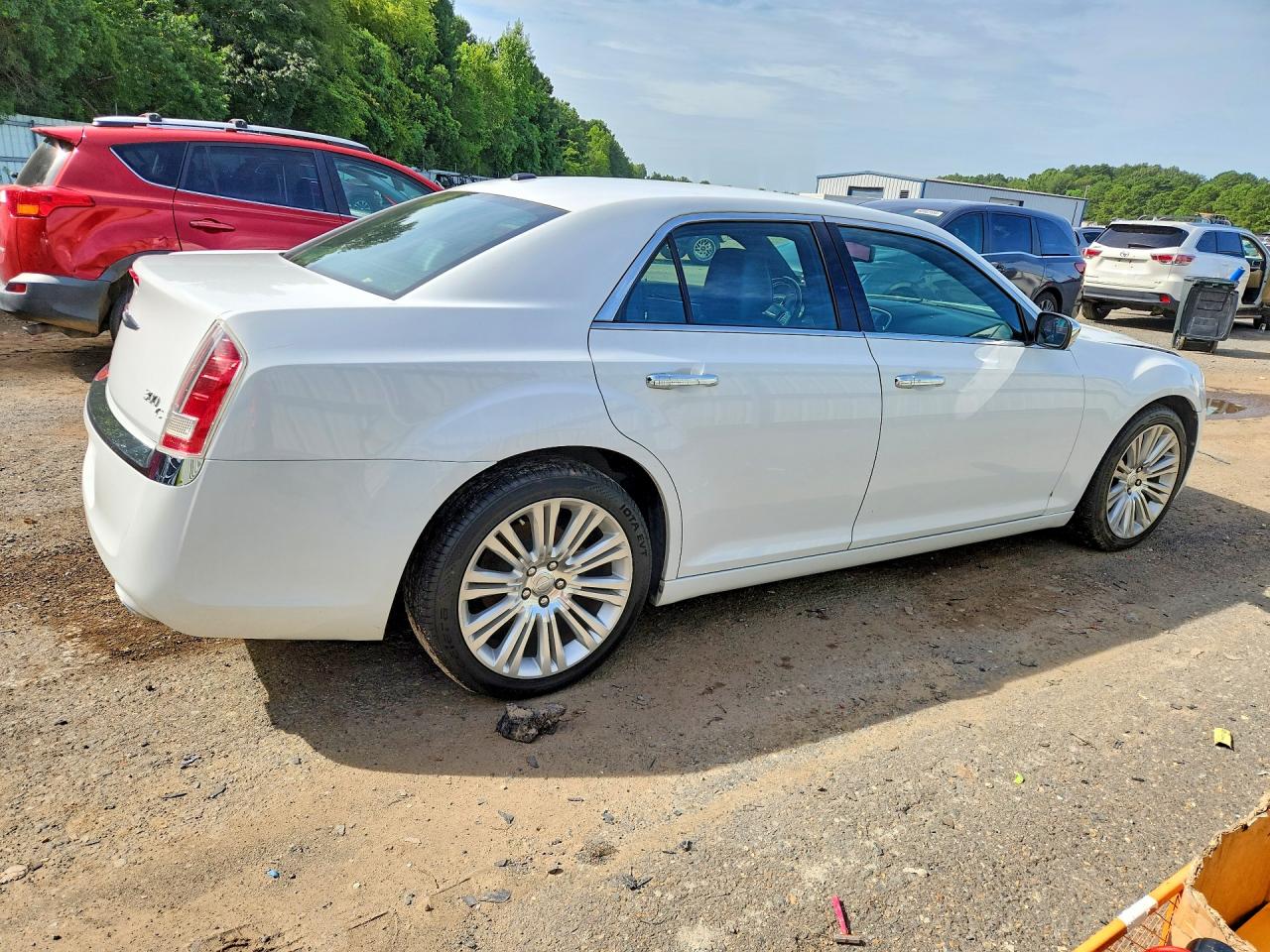 2014 Chrysler 300c Белый vin: 2C3CCAEG7EH148220
