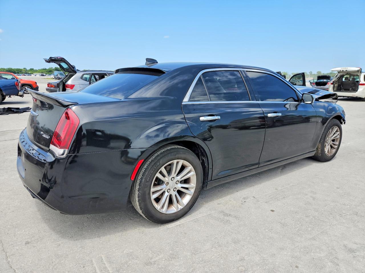 2015 Chrysler 300c Black vin: 2C3CCAEG7FH849003