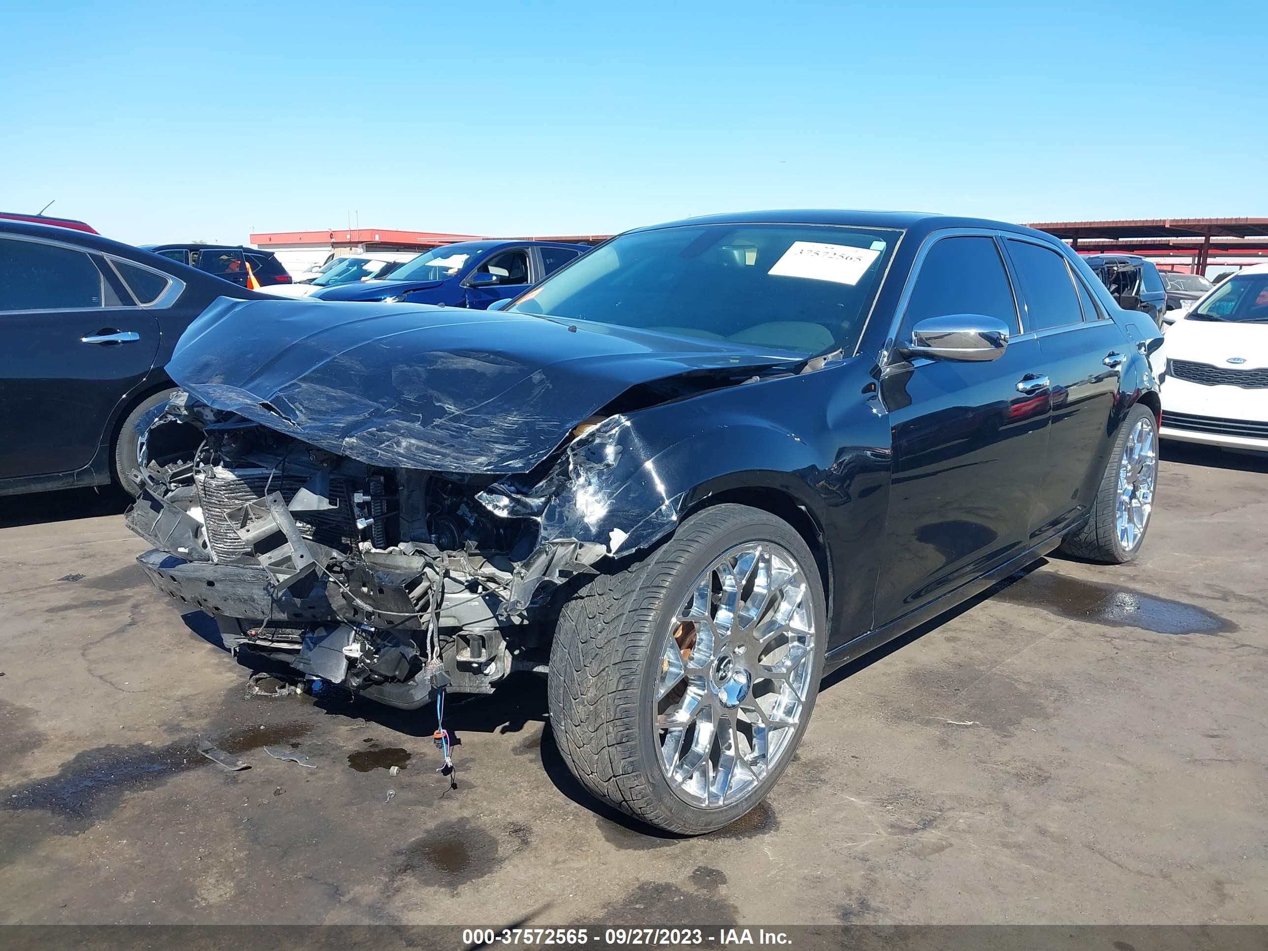 2016 Chrysler 300 300c Black vin: 2C3CCAEG7GH105631