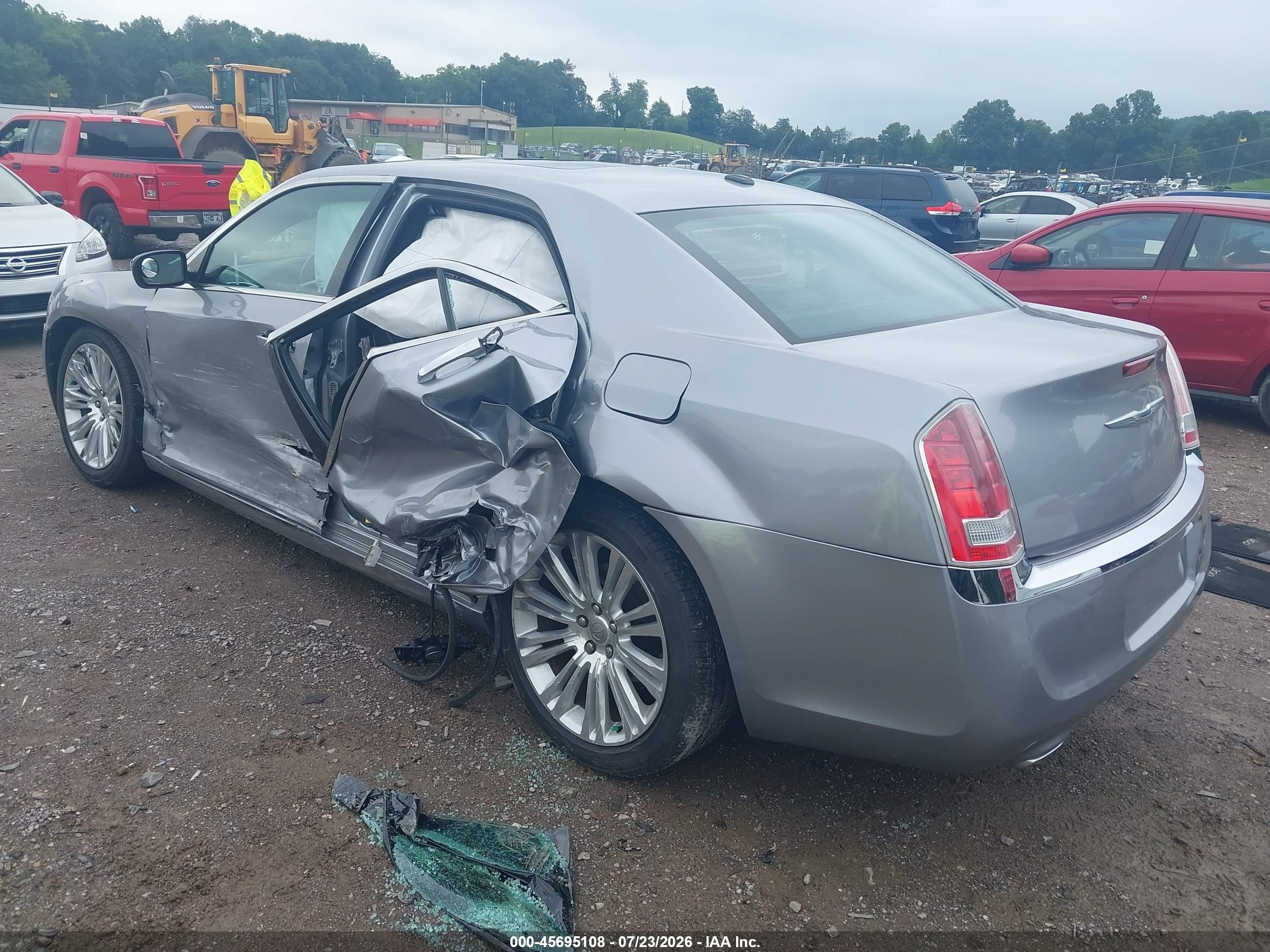 2014 Chrysler 300c   Gray vin: 2C3CCAEG8EH230991