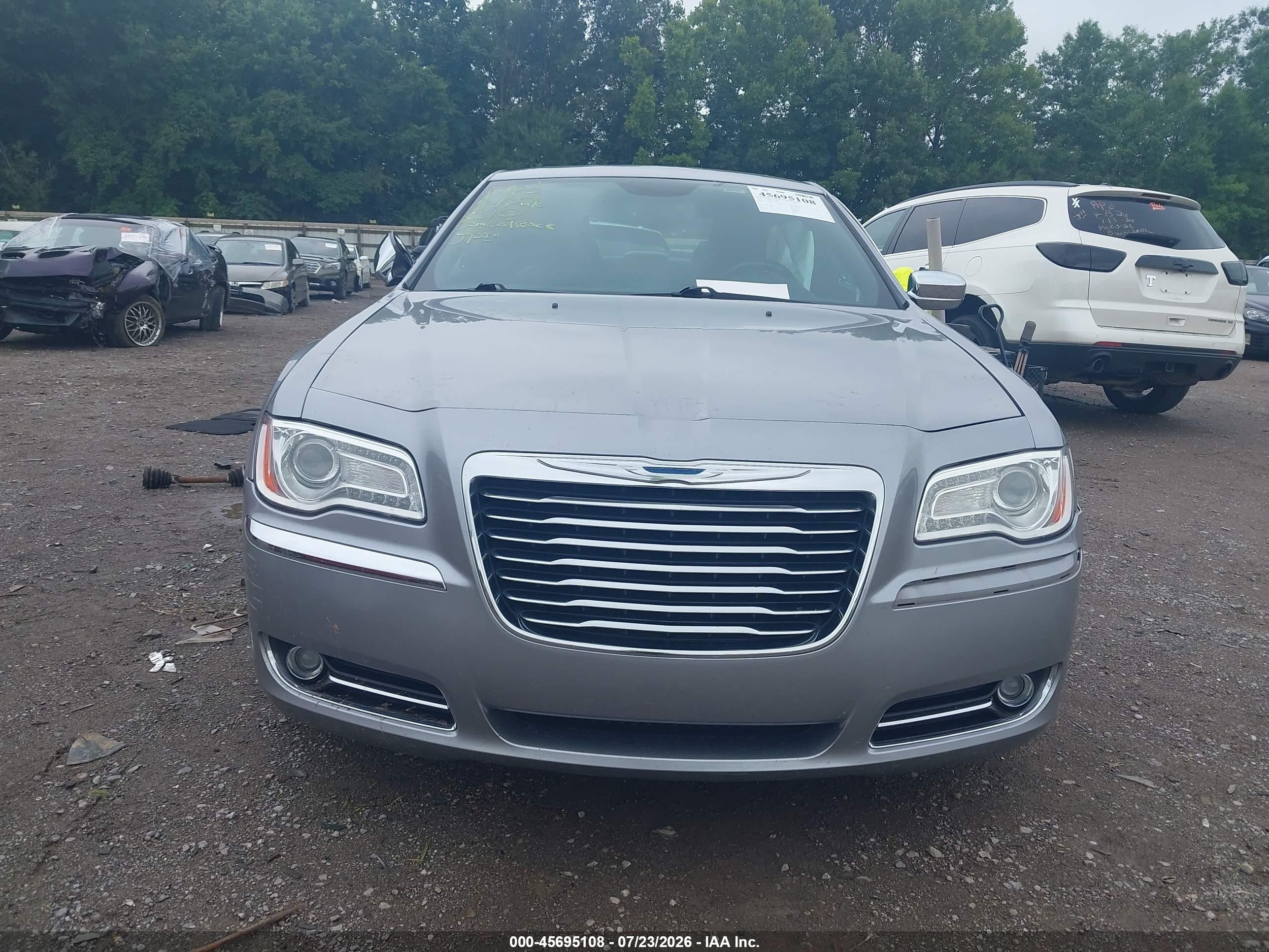 2014 Chrysler 300c   Gray vin: 2C3CCAEG8EH230991
