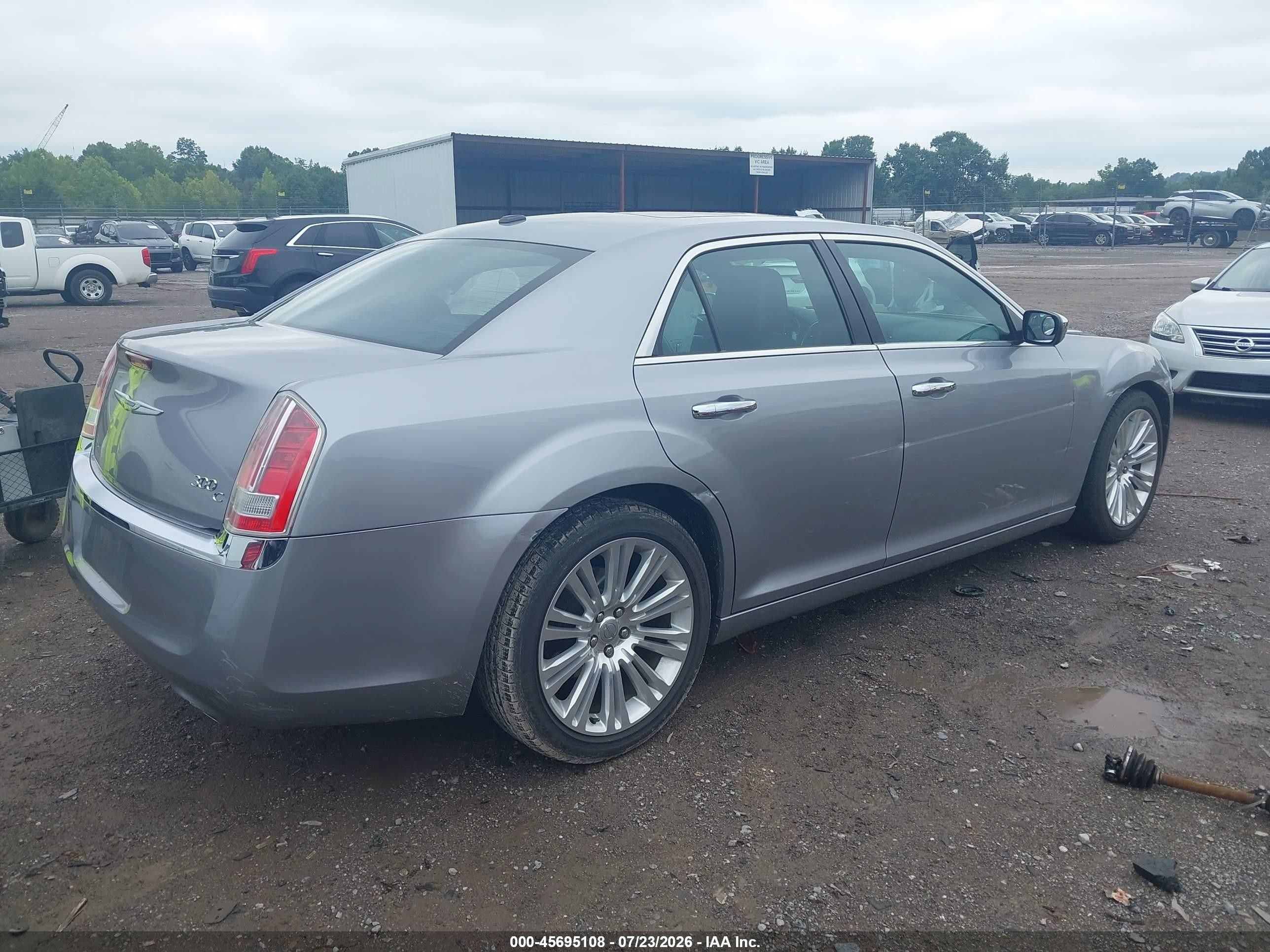 2014 Chrysler 300c   Gray vin: 2C3CCAEG8EH230991