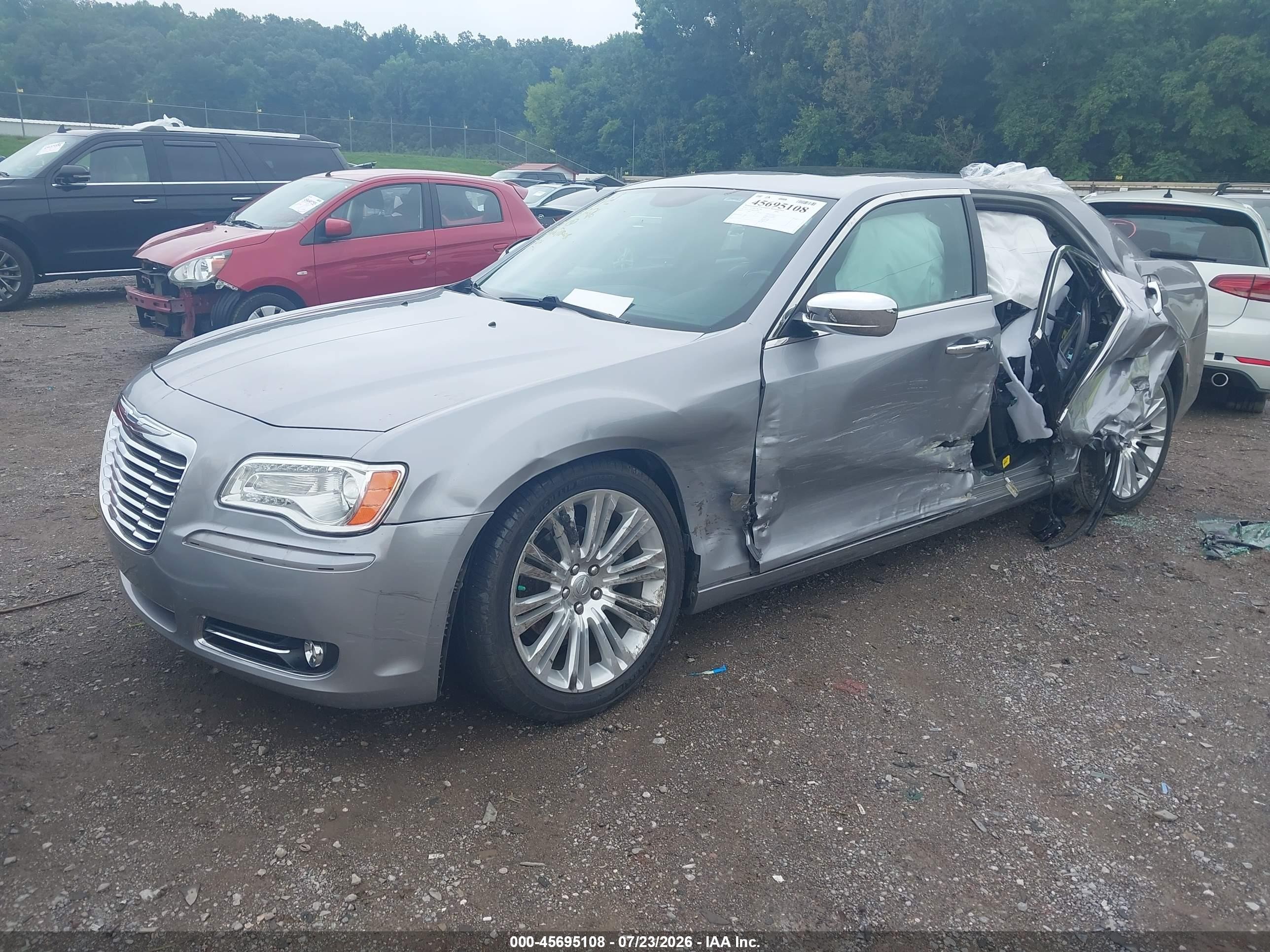 2014 Chrysler 300c   Gray vin: 2C3CCAEG8EH230991