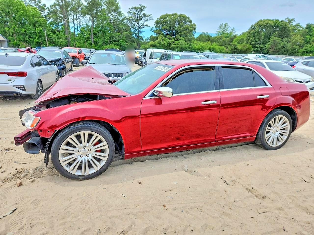 2014 Chrysler 300c Красный vin: 2C3CCAEGXEH145280