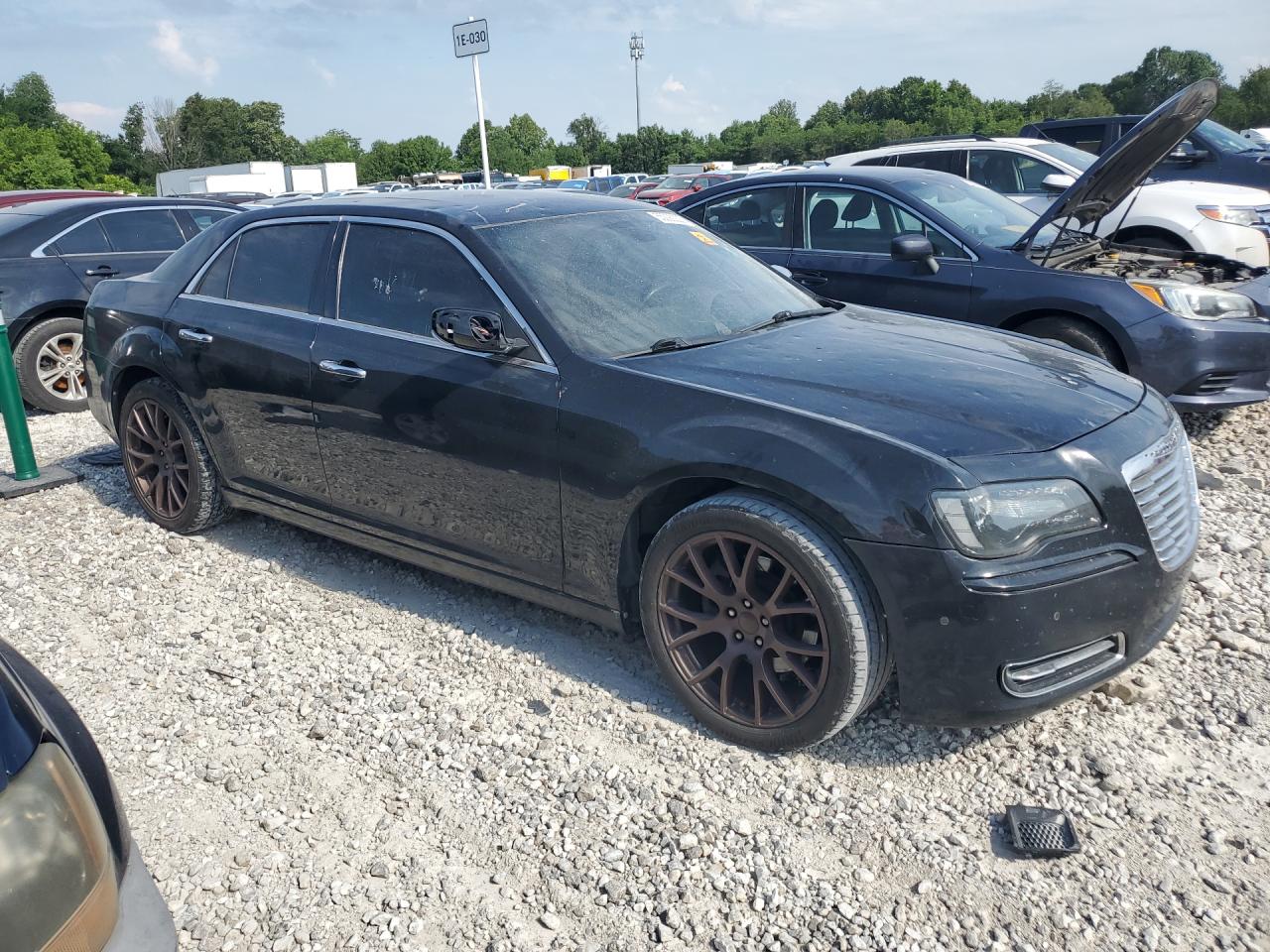 2013 Chrysler 300c Black vin: 2C3CCAET2DH731578