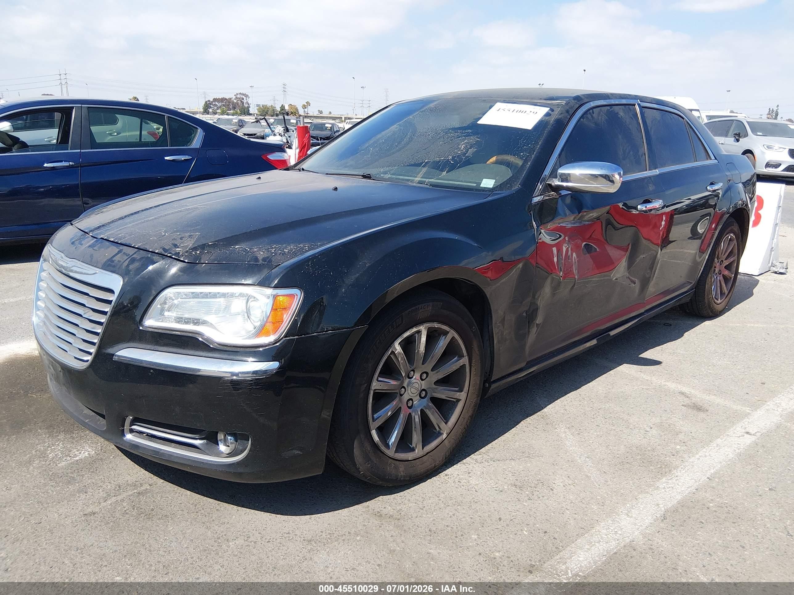 2014 Chrysler 300c   Черный vin: 2C3CCAET2EH217005
