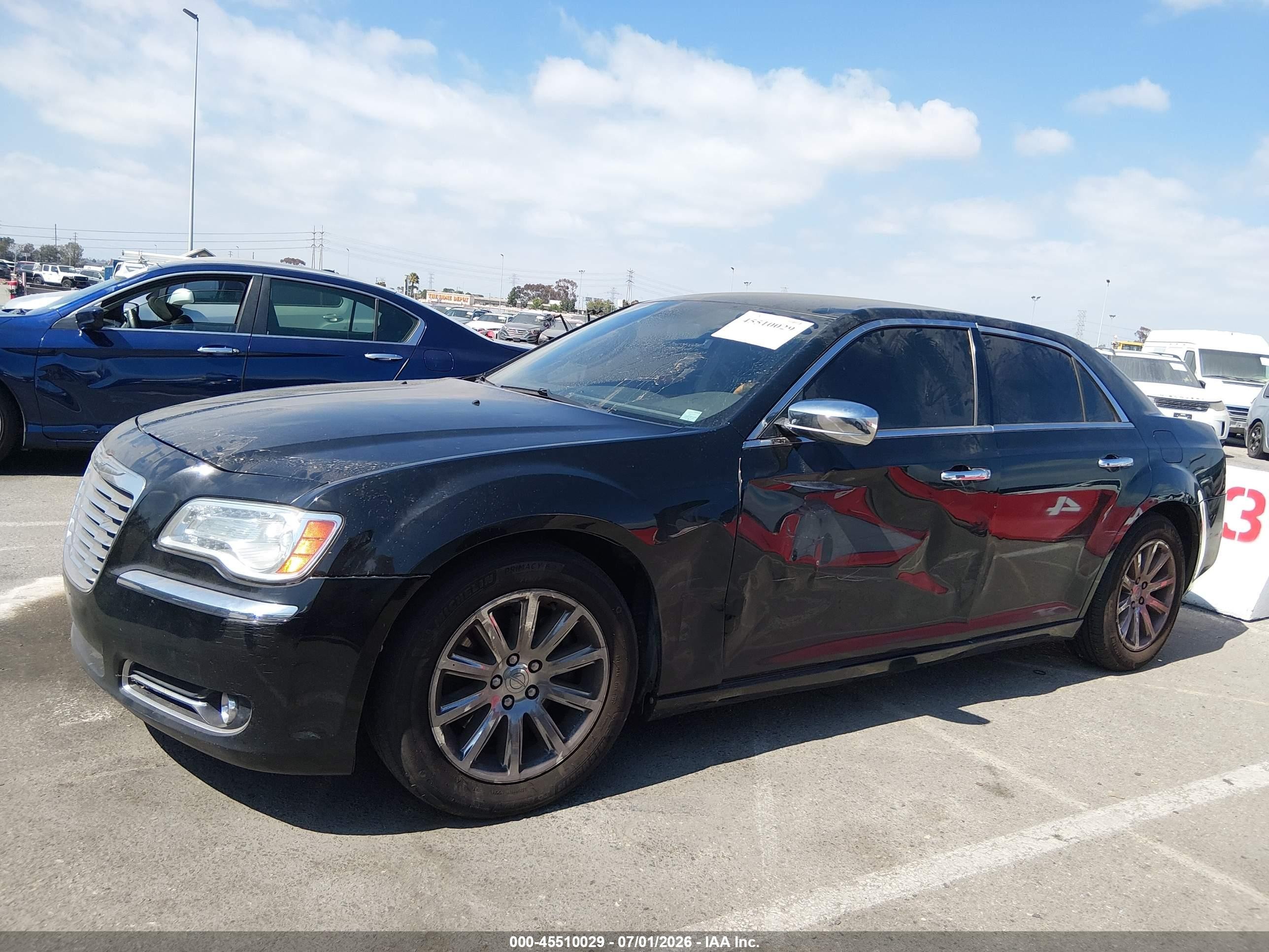 2014 Chrysler 300c   Черный vin: 2C3CCAET2EH217005
