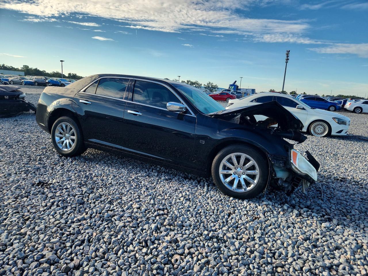 2012 Chrysler 300c Black vin: 2C3CCAET3CH160844