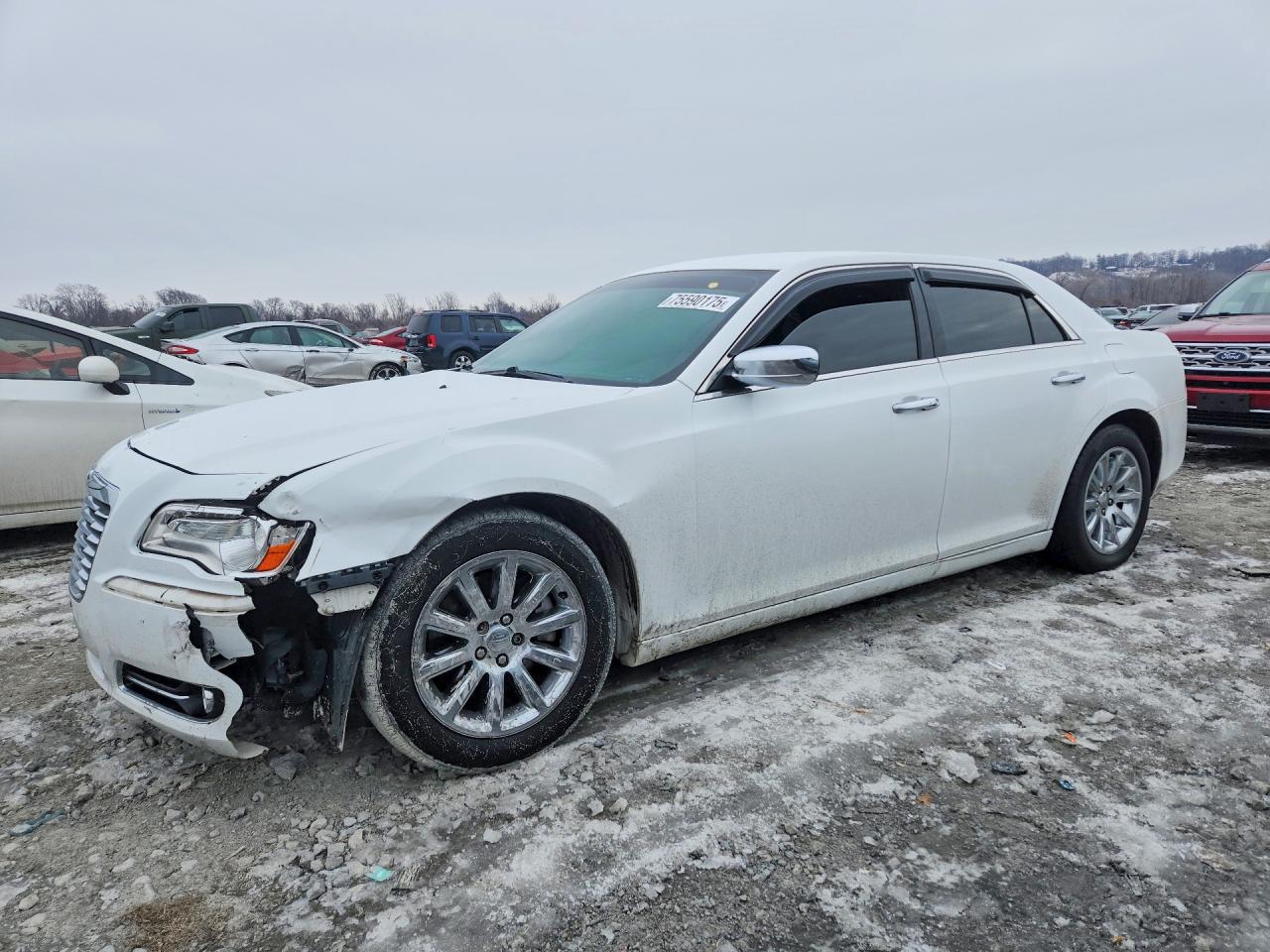 2014 Chrysler 300c Белый vin: 2C3CCAET3EH109217
