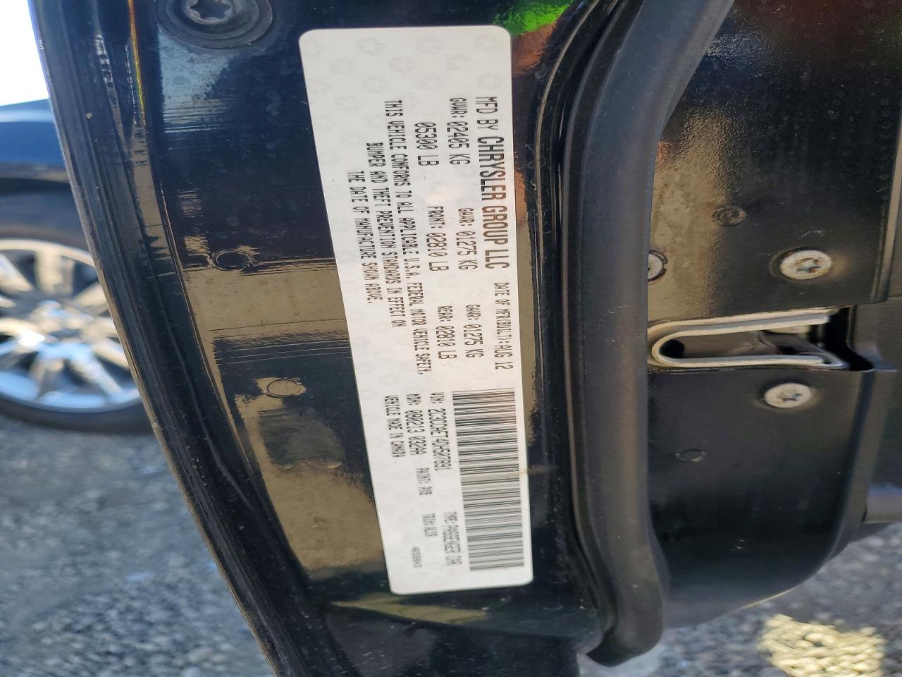 2013 Chrysler 300c Black vin: 2C3CCAET4DH507891