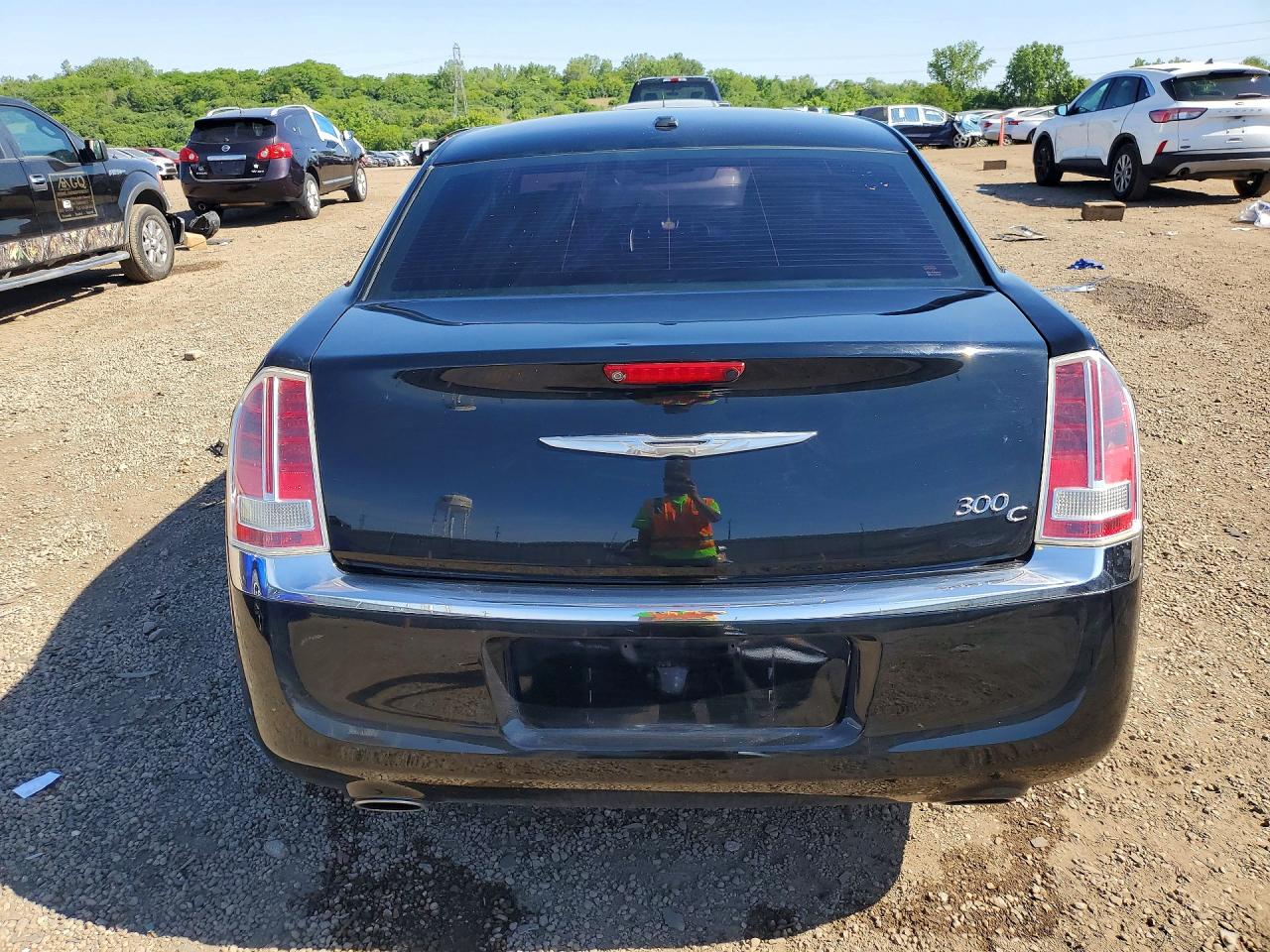 2013 Chrysler 300c Black vin: 2C3CCAET4DH507891