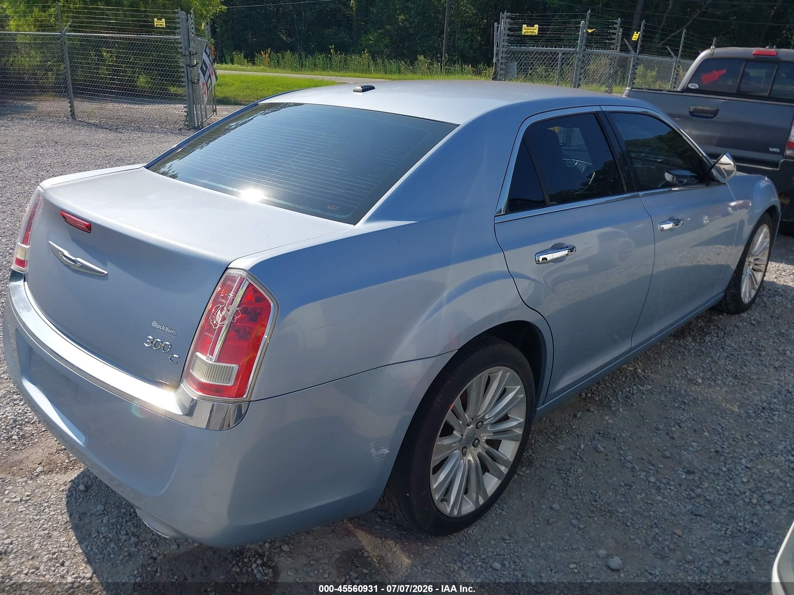 2012 Chrysler 300c   Light Blue vin: 2C3CCAET5CH152728