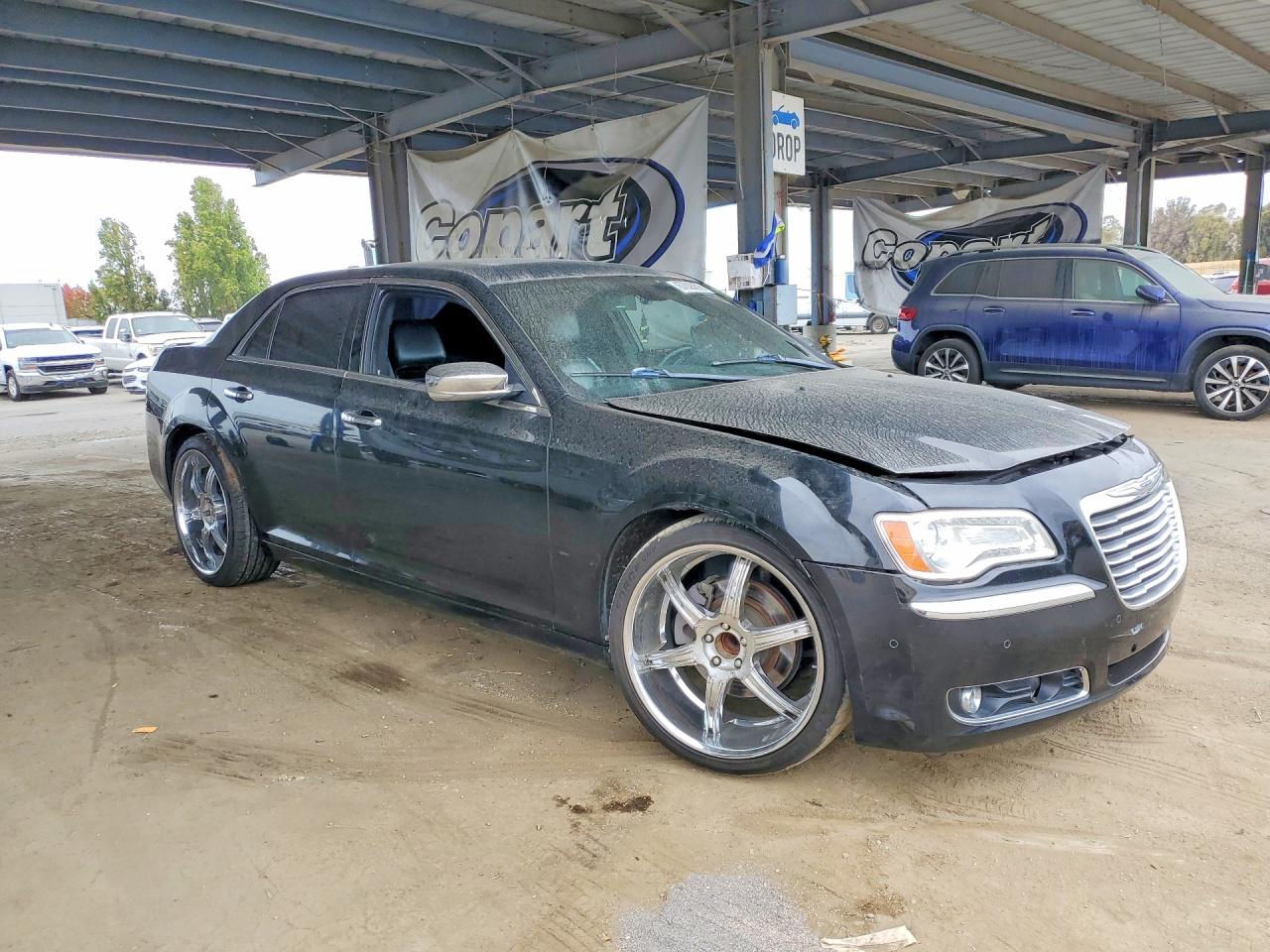 2013 Chrysler 300c Black vin: 2C3CCAET5DH600452