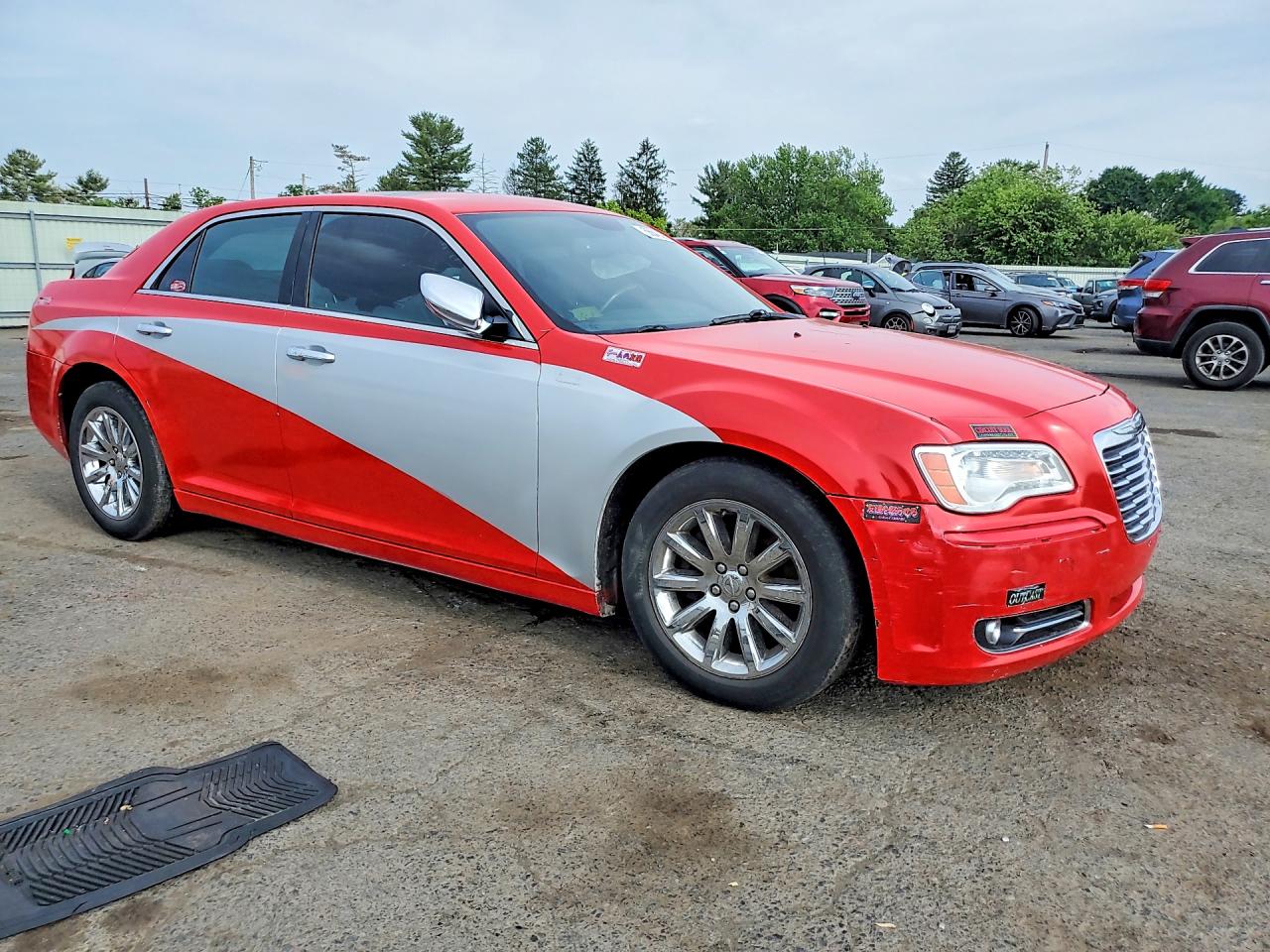 2013 Chrysler 300c Luxury Red vin: 2C3CCAET5DH661753