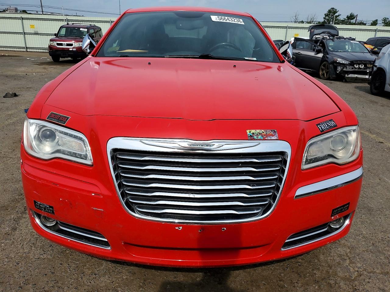 2013 Chrysler 300c Luxury Red vin: 2C3CCAET5DH661753