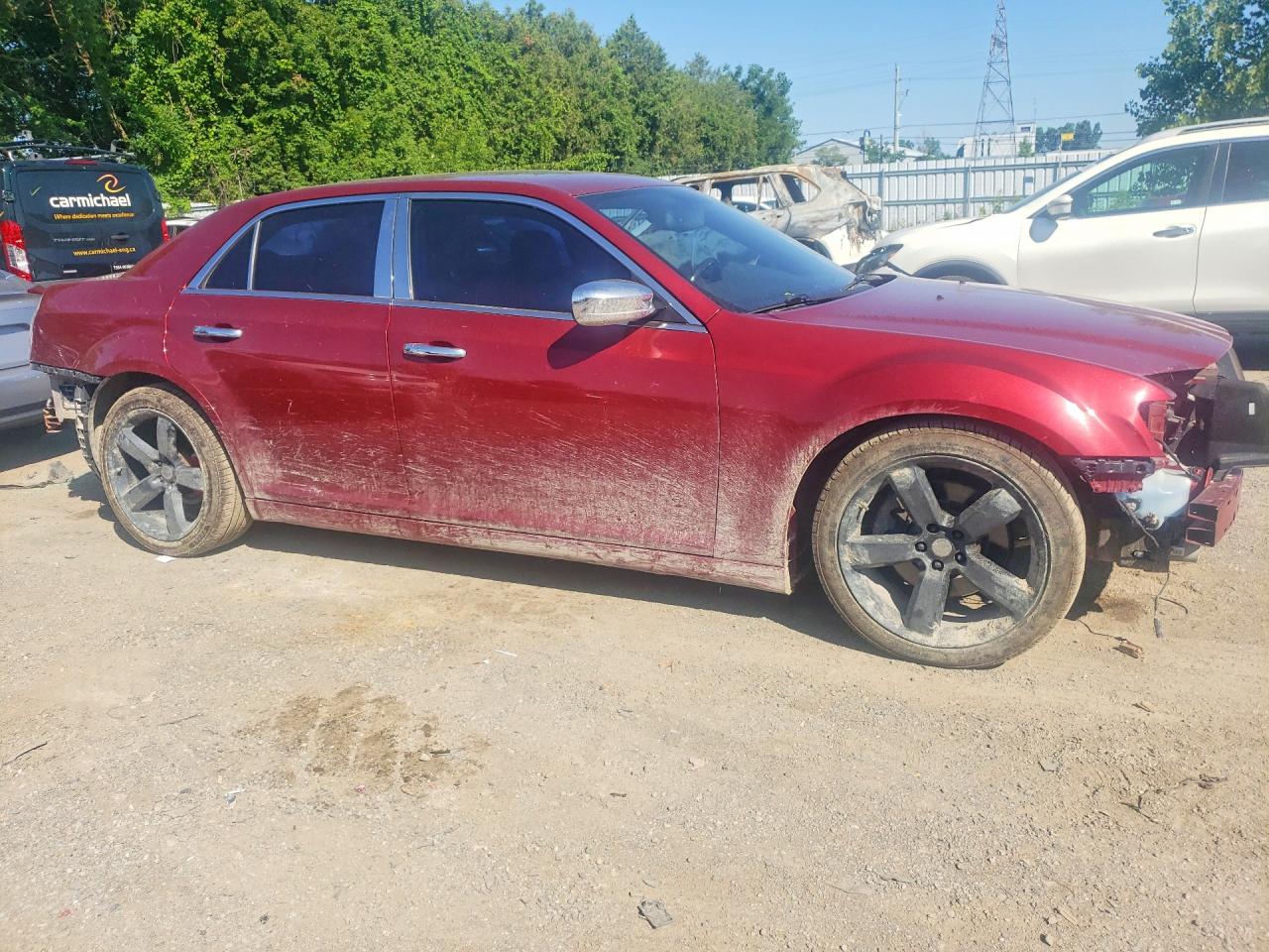2013 Chrysler 300c Burgundy vin: 2C3CCAET7DH625983
