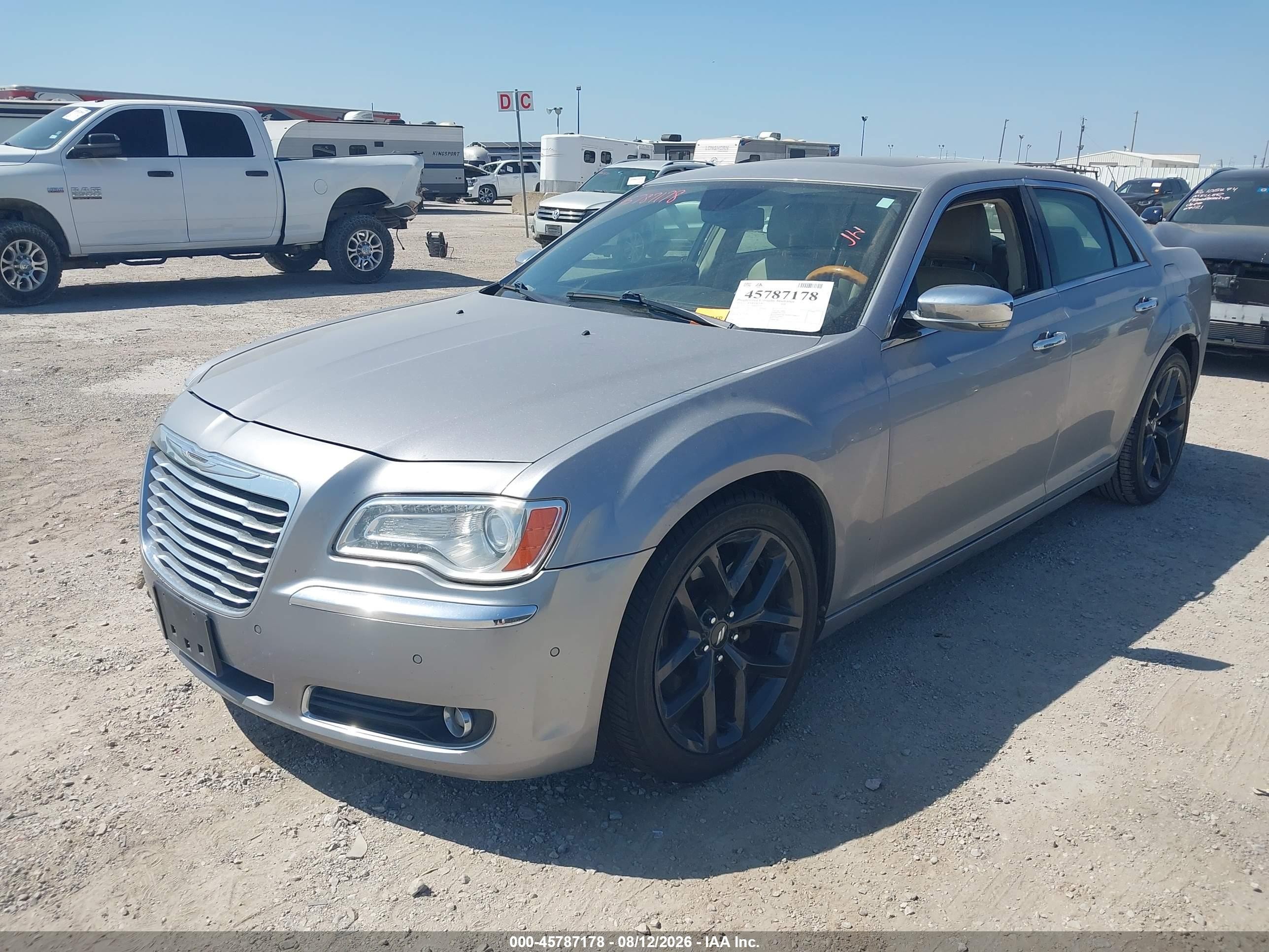 2013 Chrysler 300c   Gray vin: 2C3CCAET7DH632559