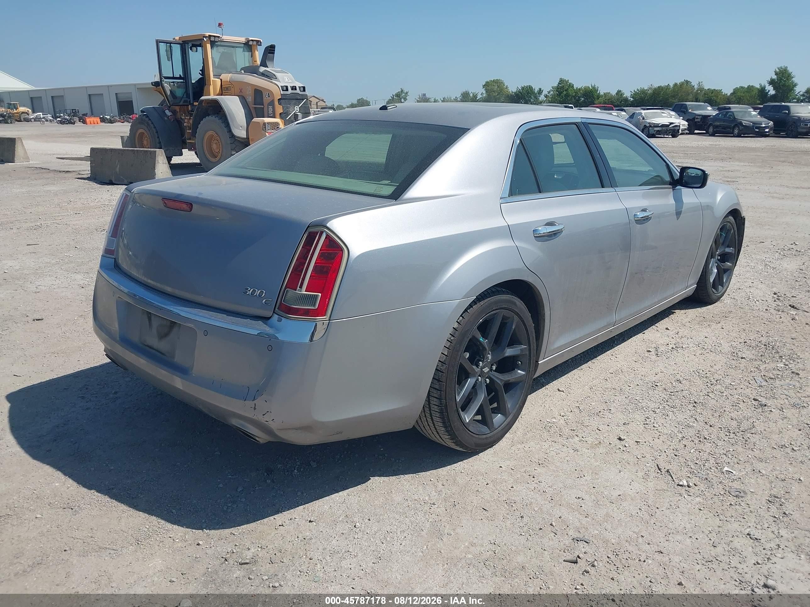 2013 Chrysler 300c   Gray vin: 2C3CCAET7DH632559