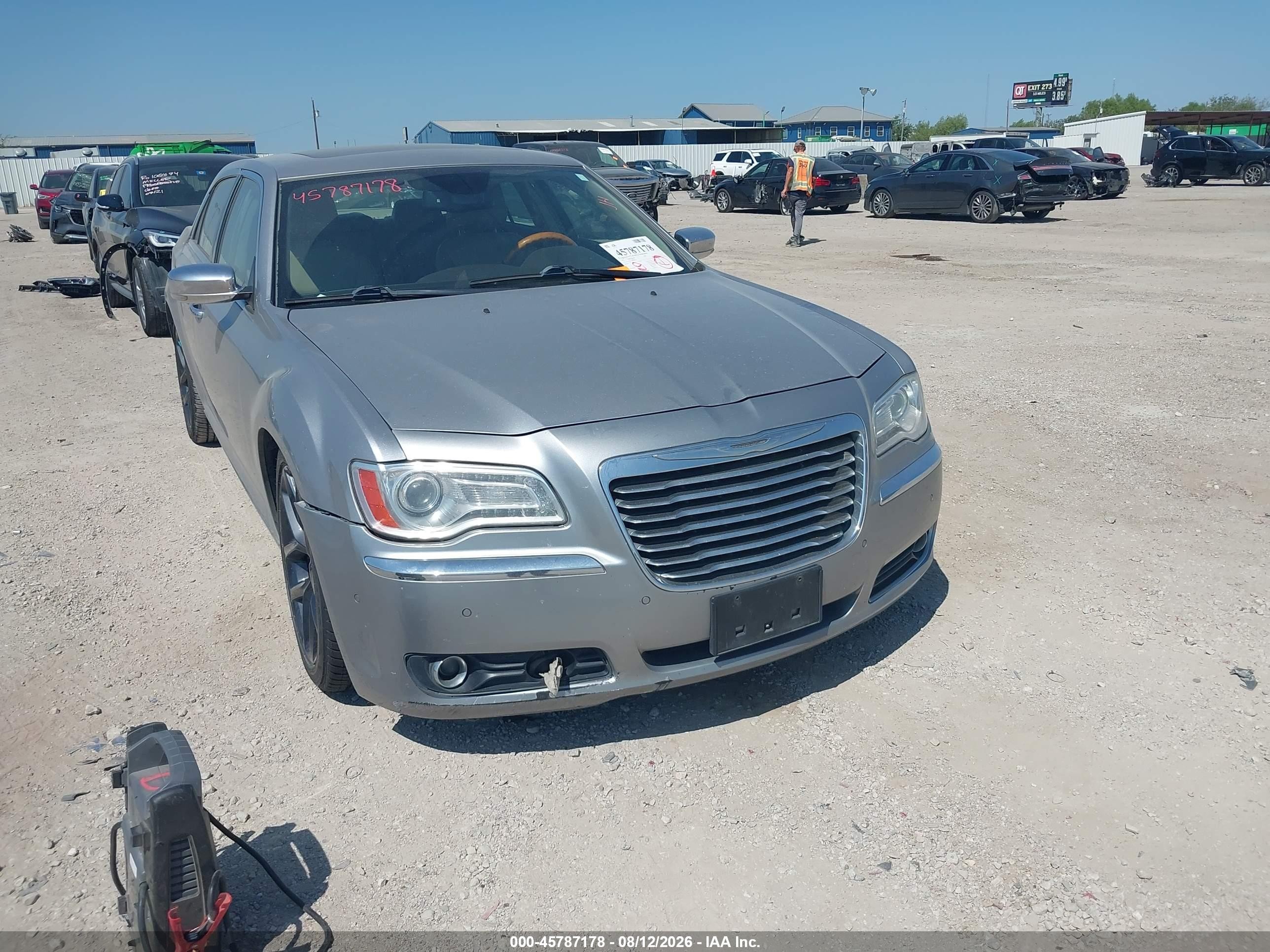 2013 Chrysler 300c   Gray vin: 2C3CCAET7DH632559