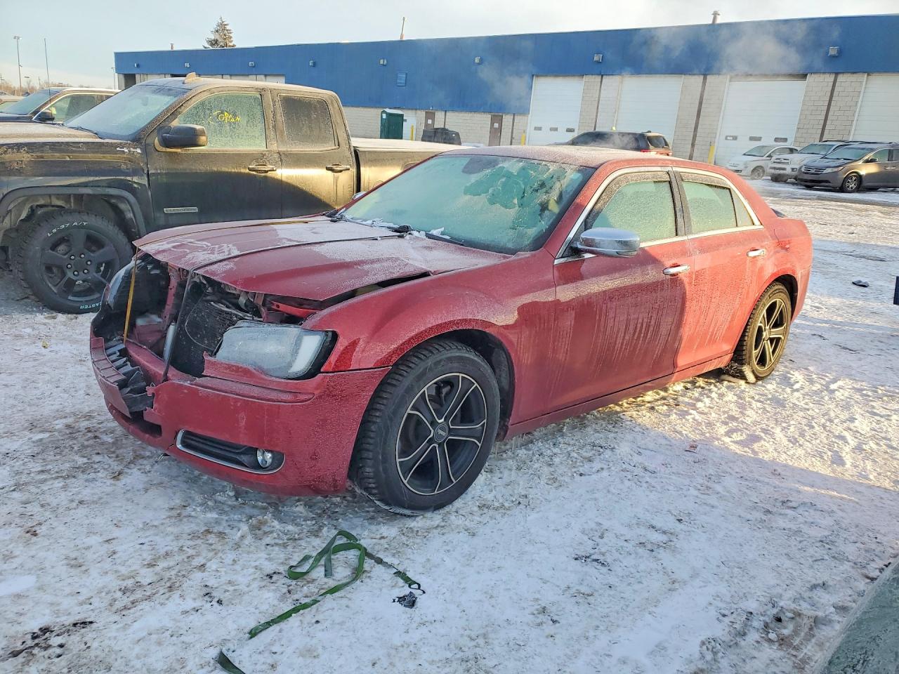 2014 Chrysler 300c Red vin: 2C3CCAET7EH190089