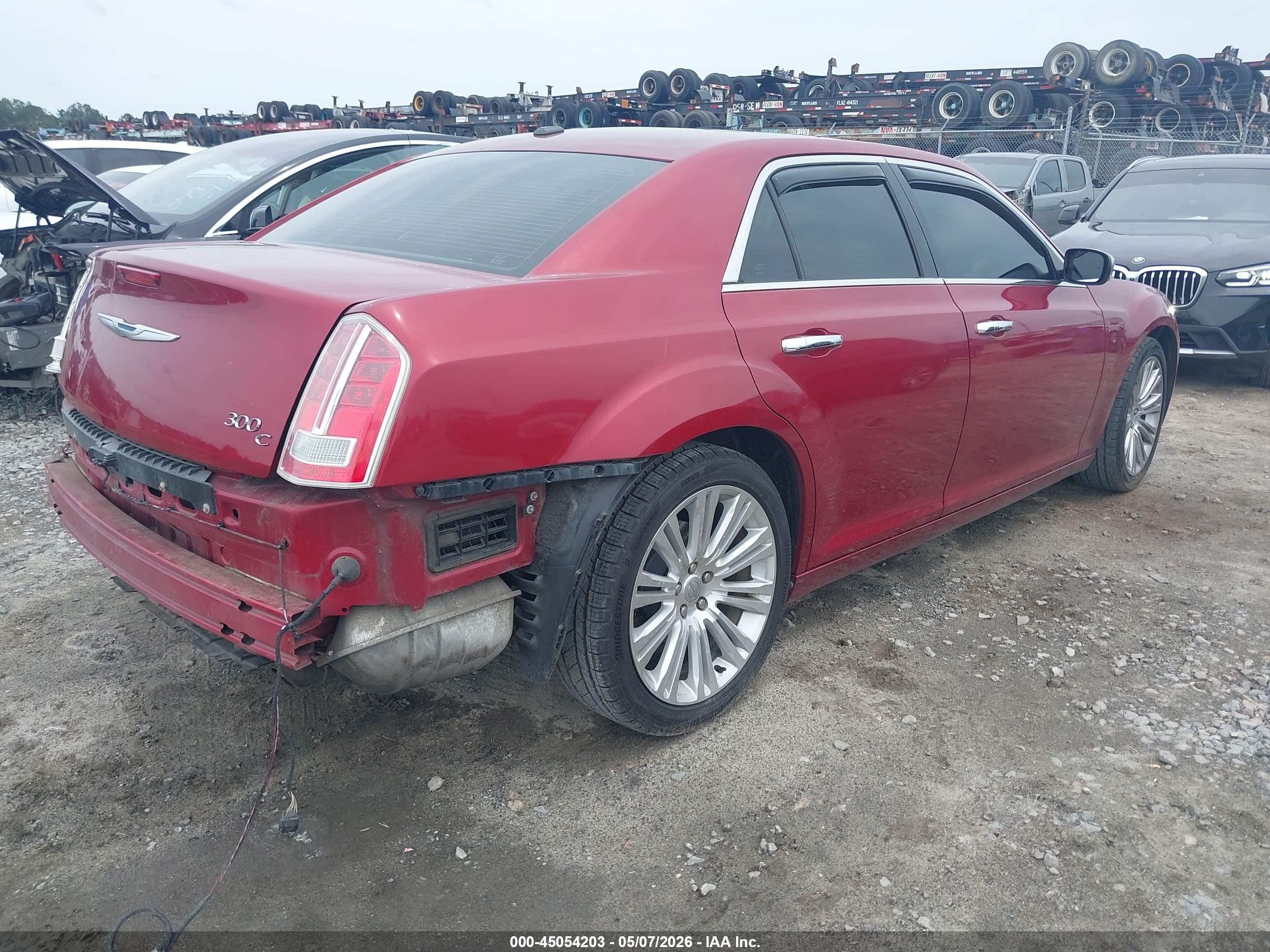 2012 Chrysler 300c Бордовый vin: 2C3CCAET8CH264245