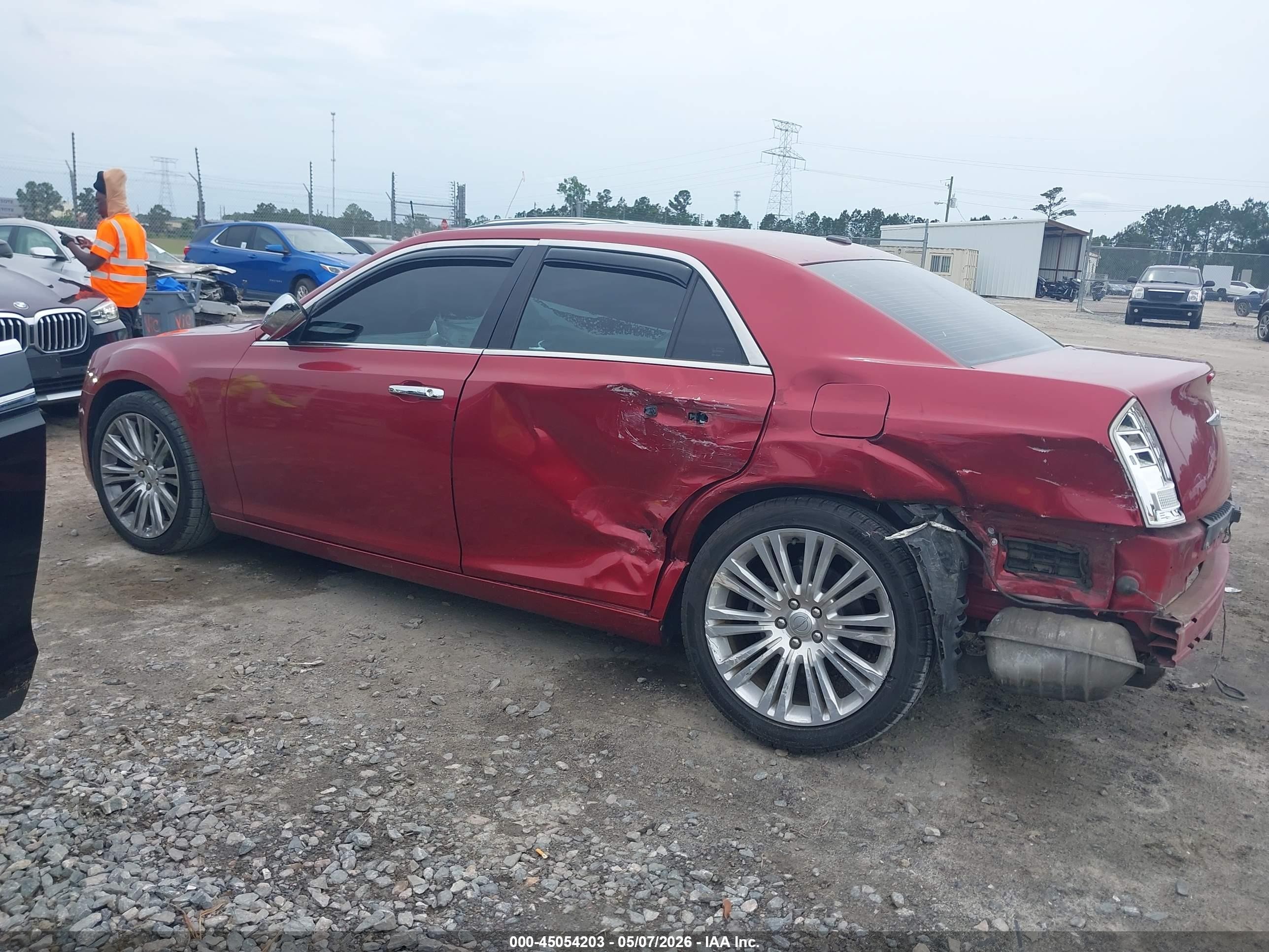 2012 Chrysler 300c Бордовый vin: 2C3CCAET8CH264245