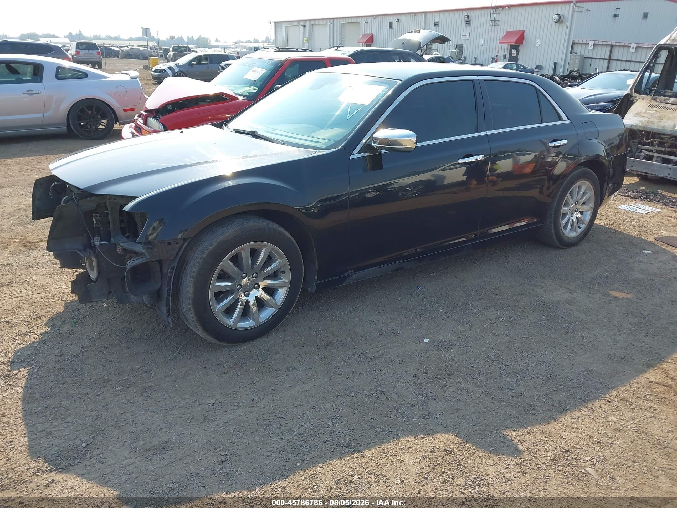 2012 Chrysler 300c   Black vin: 2C3CCAETXCH264845
