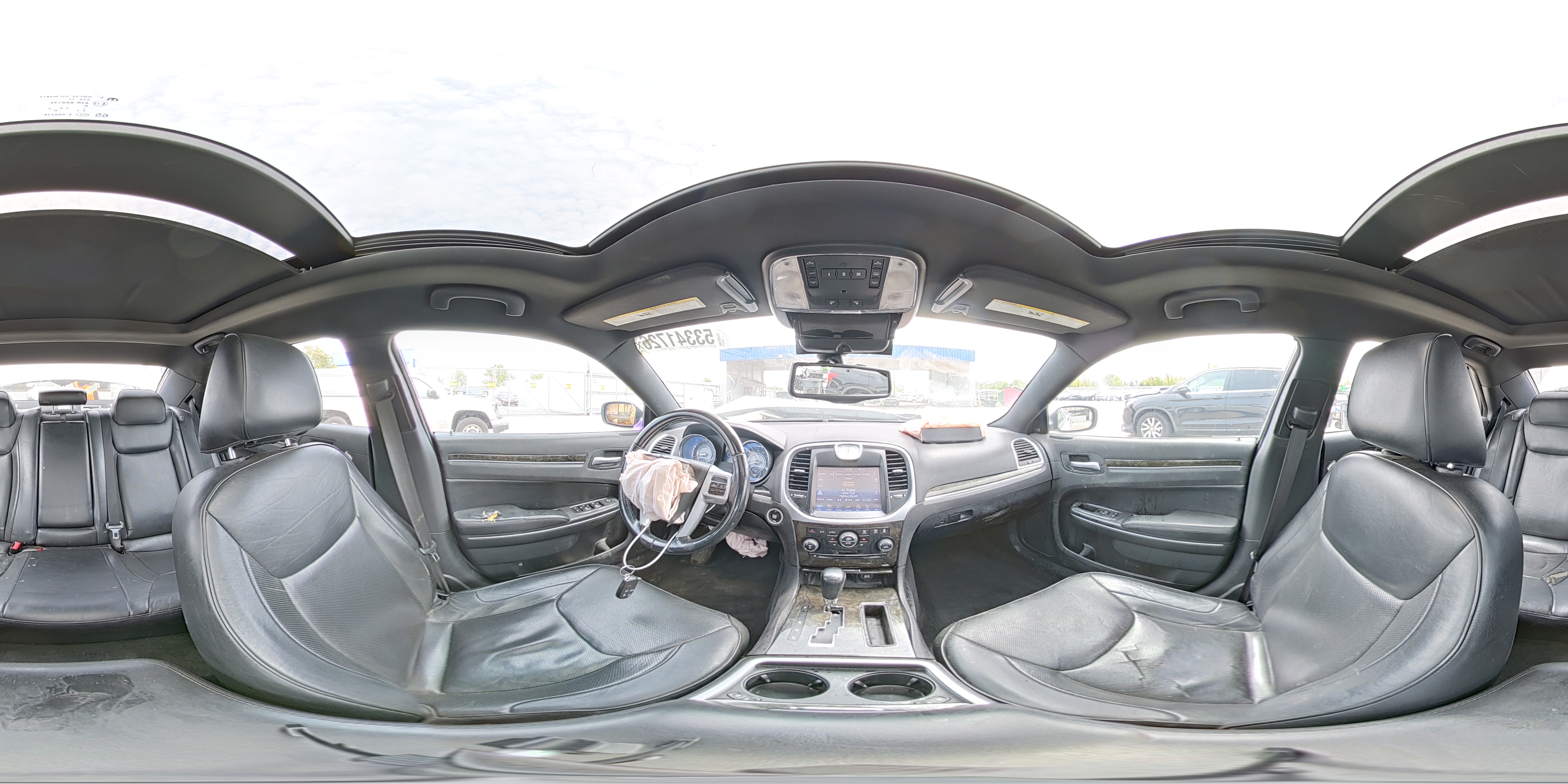2014 Chrysler 300c White vin: 2C3CCAETXEH119999