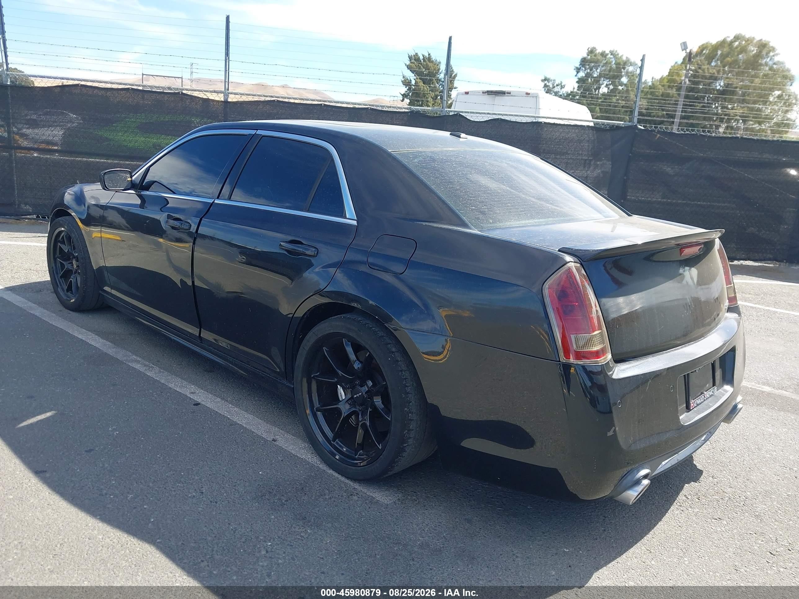 2013 Chrysler 300 Srt8 Black vin: 2C3CCAFJ1DH599149