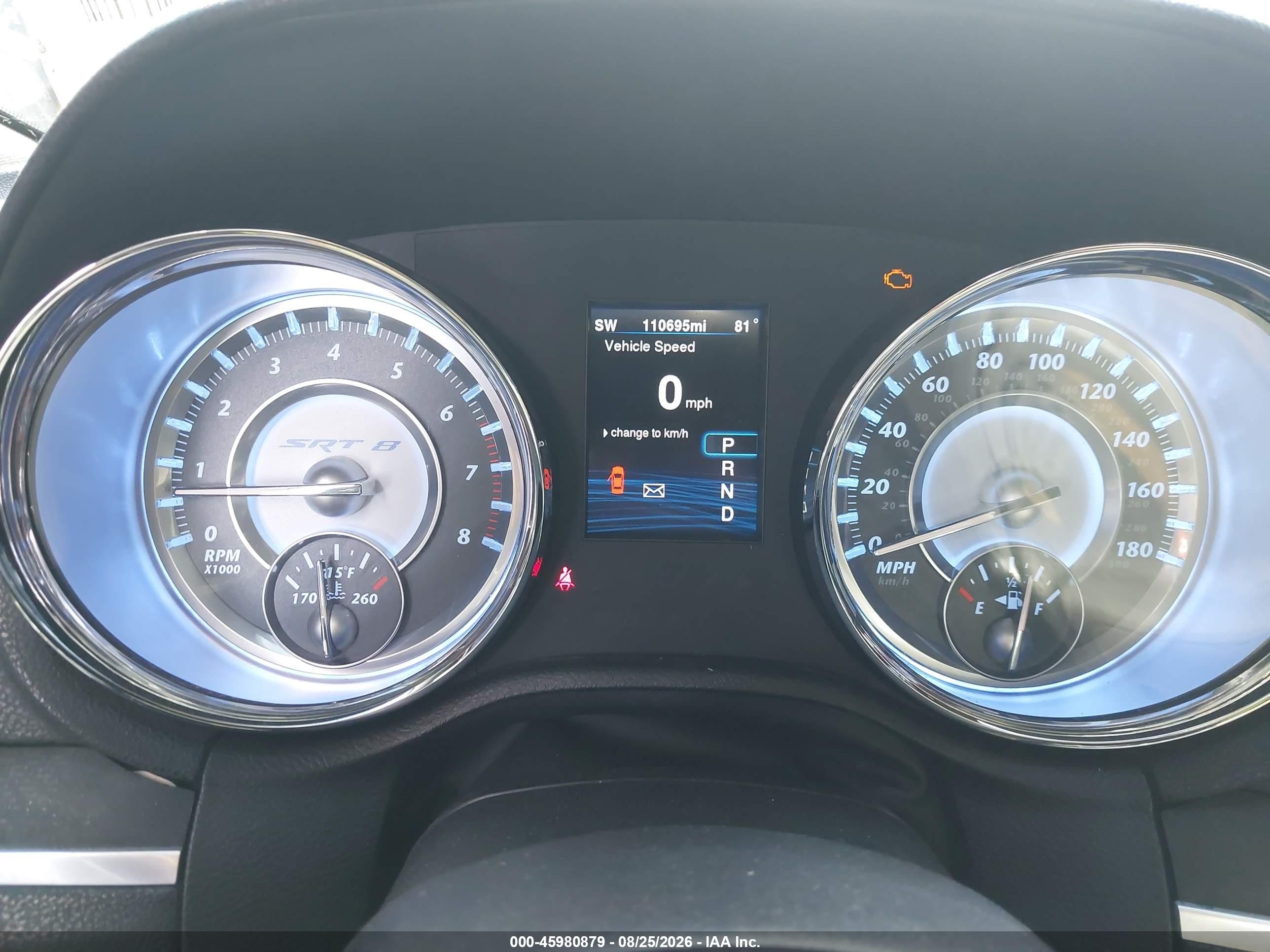 2013 Chrysler 300 Srt8 Black vin: 2C3CCAFJ1DH599149