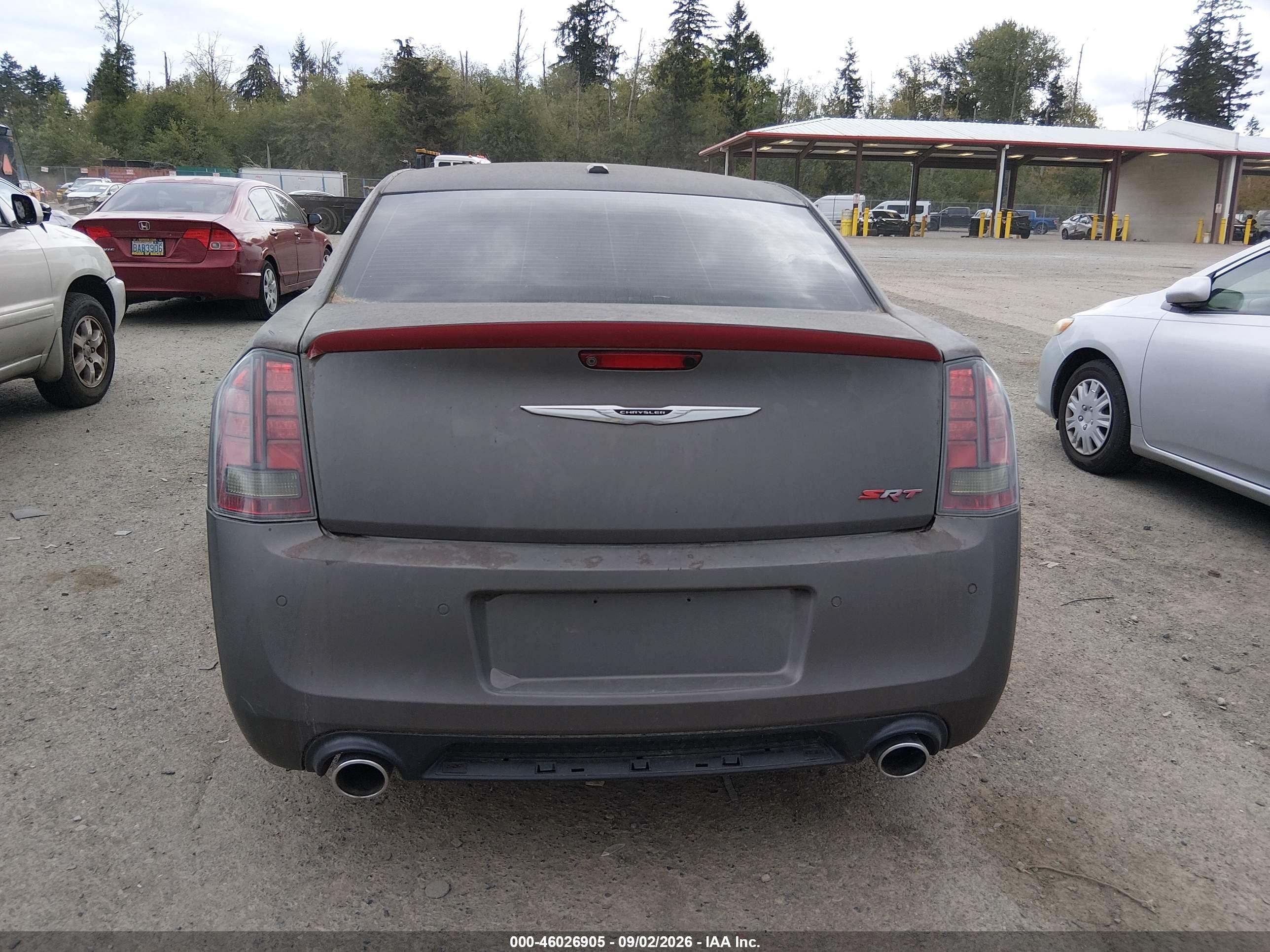 2012 Chrysler 300 Srt8 Gray vin: 2C3CCAFJ2CH801785