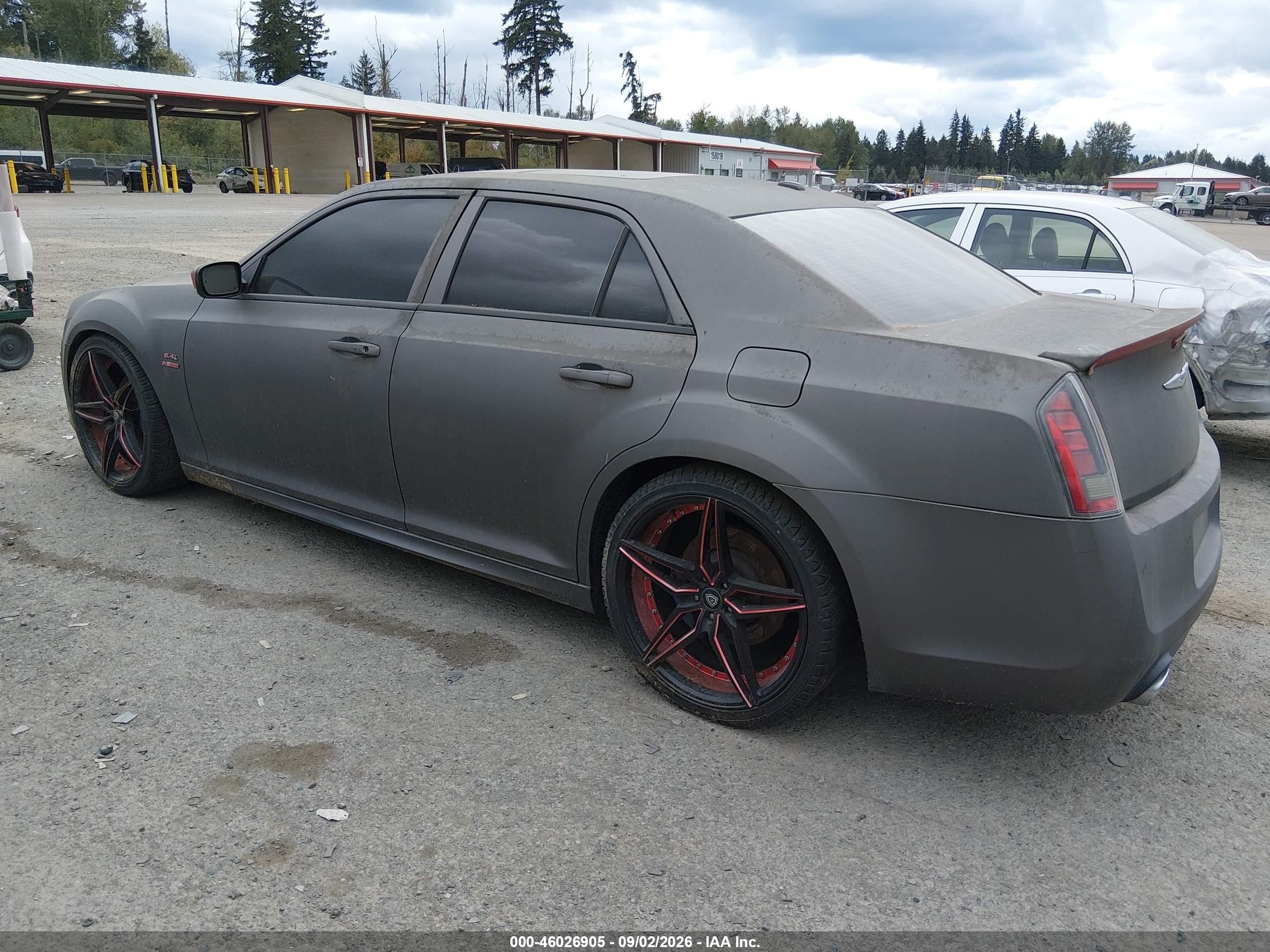 2012 Chrysler 300 Srt8 Gray vin: 2C3CCAFJ2CH801785