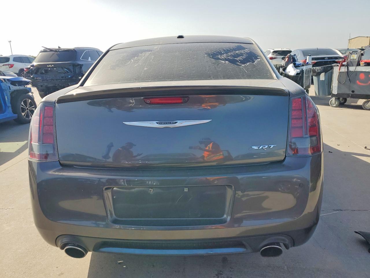 2014 Chrysler 300 Srt-8 Gray vin: 2C3CCAFJ2EH331339