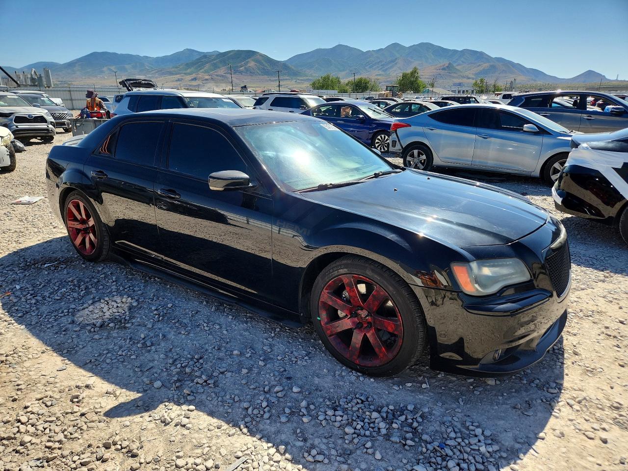 2013 Chrysler 300 Srt-8 Black vin: 2C3CCAFJ3DH572874