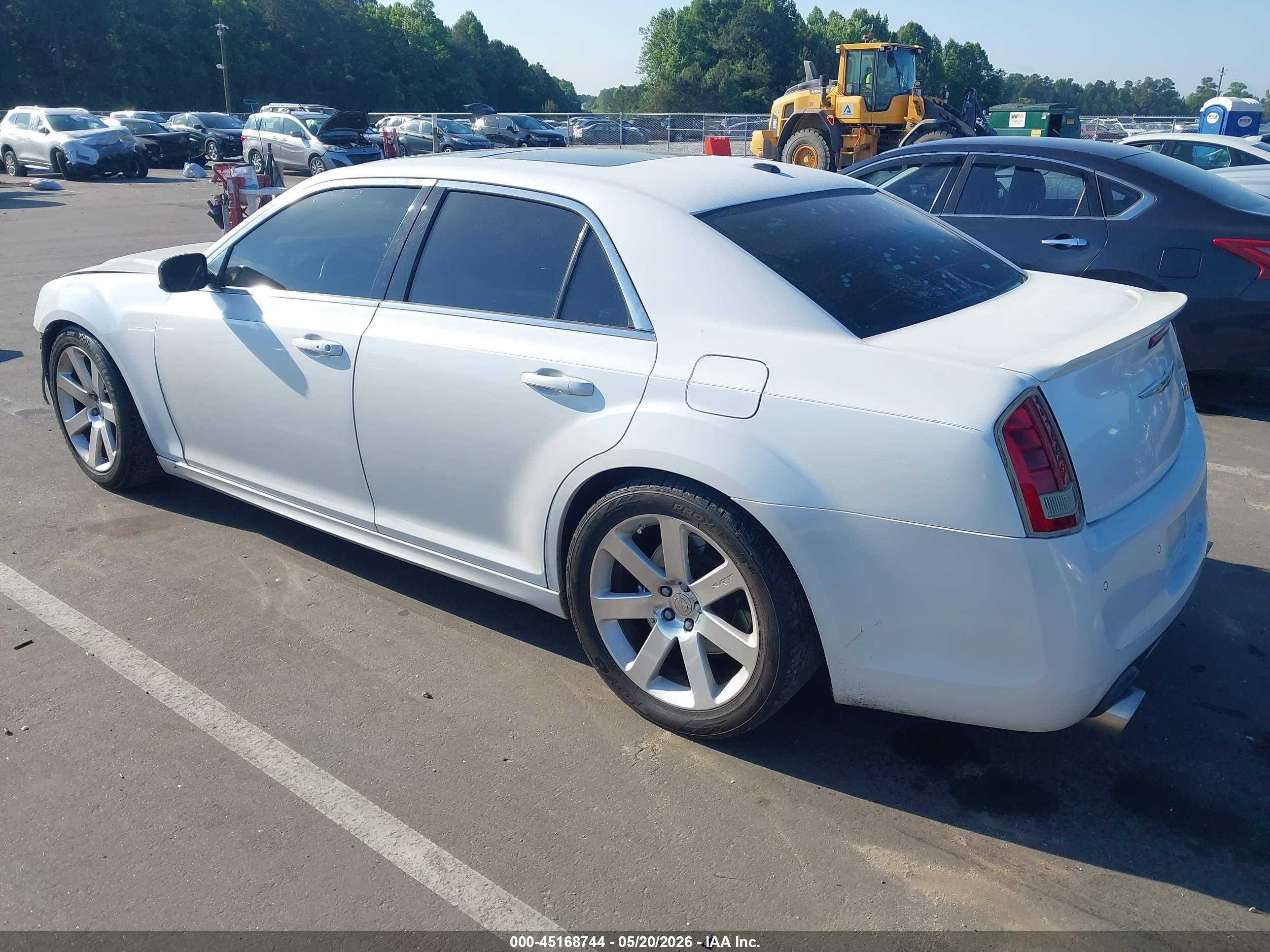 2012 Chrysler 300 Srt8 White vin: 2C3CCAFJ4CH801352