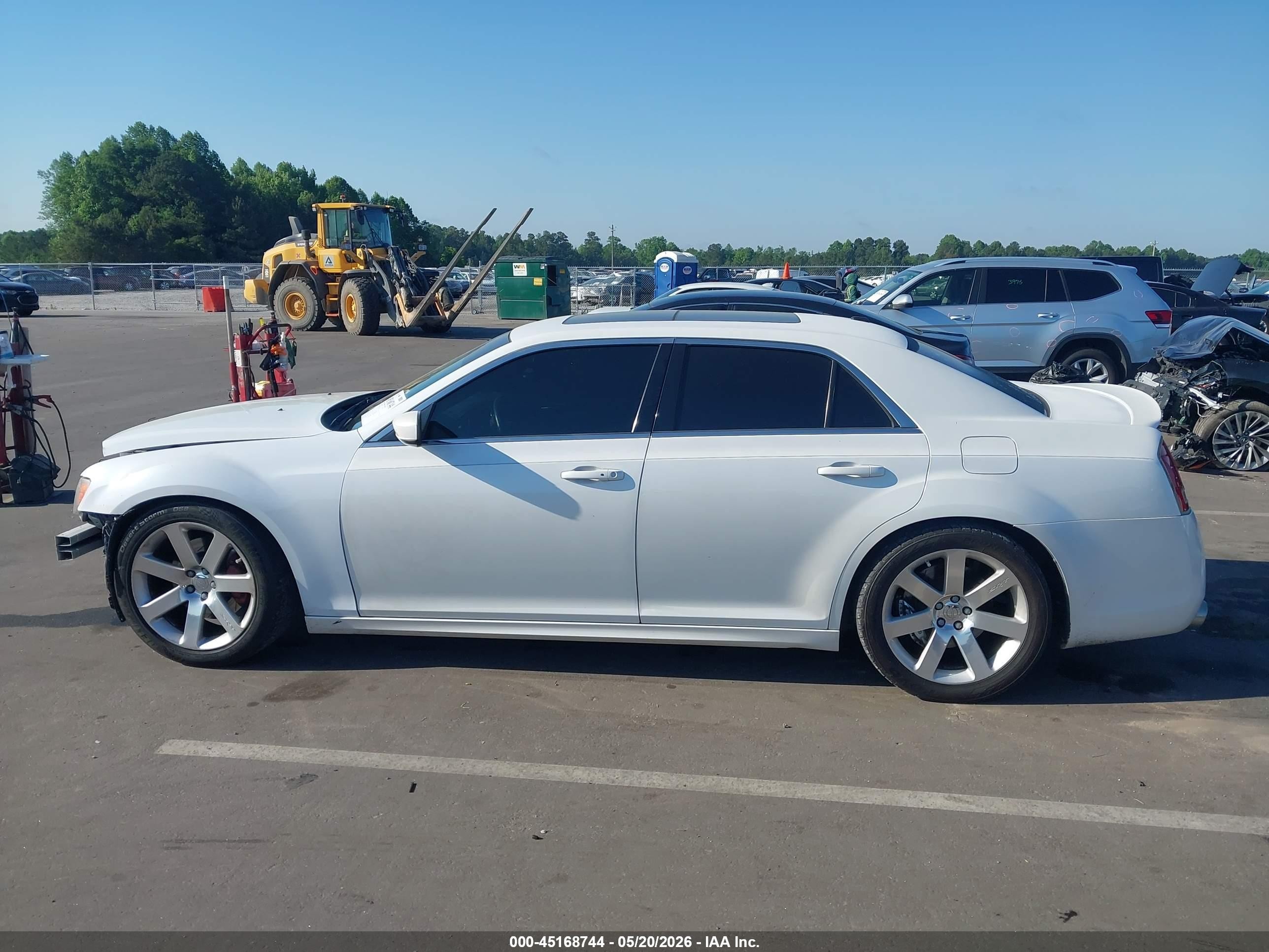 2012 Chrysler 300 Srt8 White vin: 2C3CCAFJ4CH801352